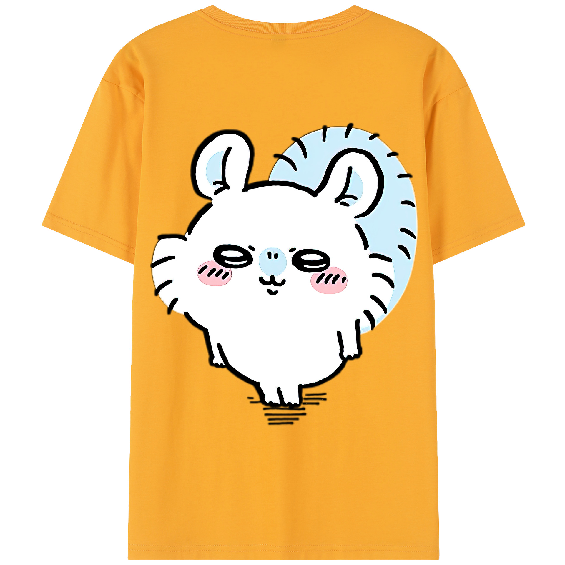 （画像用） ちいかわ モモンガ Chii-kawa Momonga レディース半袖Tシャツ(バックプリント)