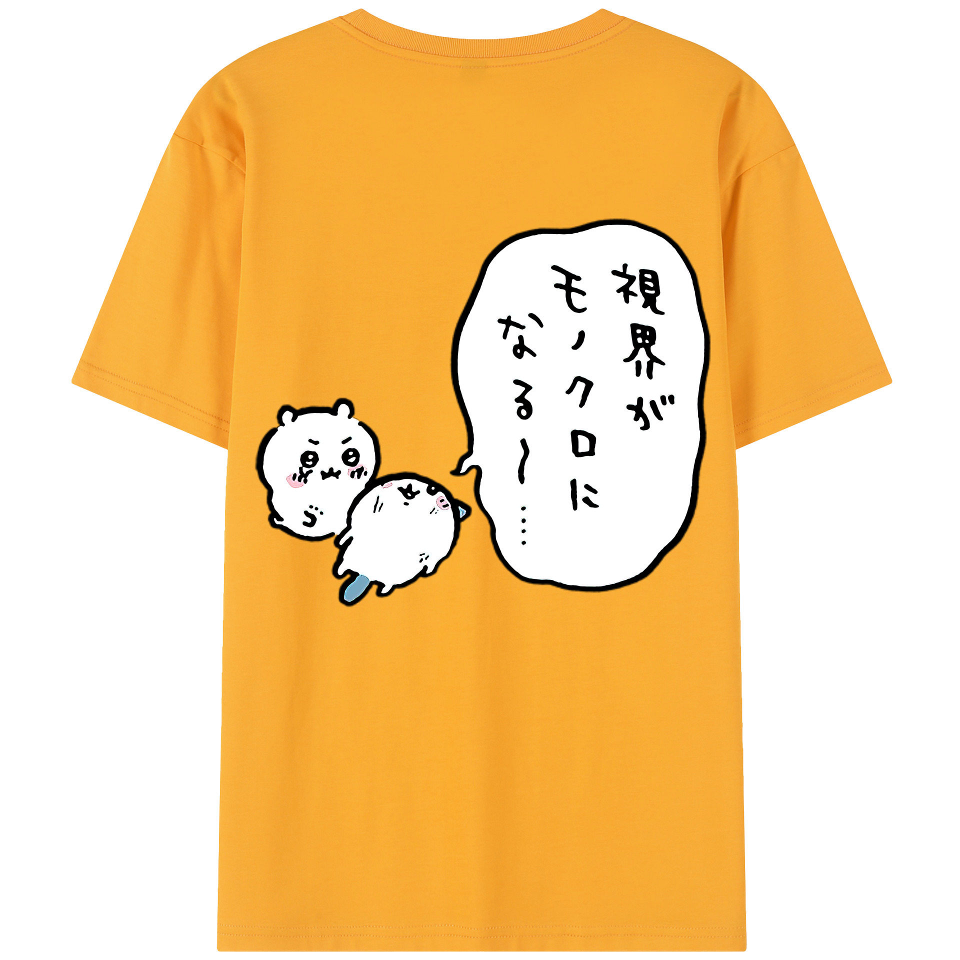 （画像用） ちいかわ ちいかわ Chii-kawa chiikawa レディース半袖Tシャツ(バックプリント)