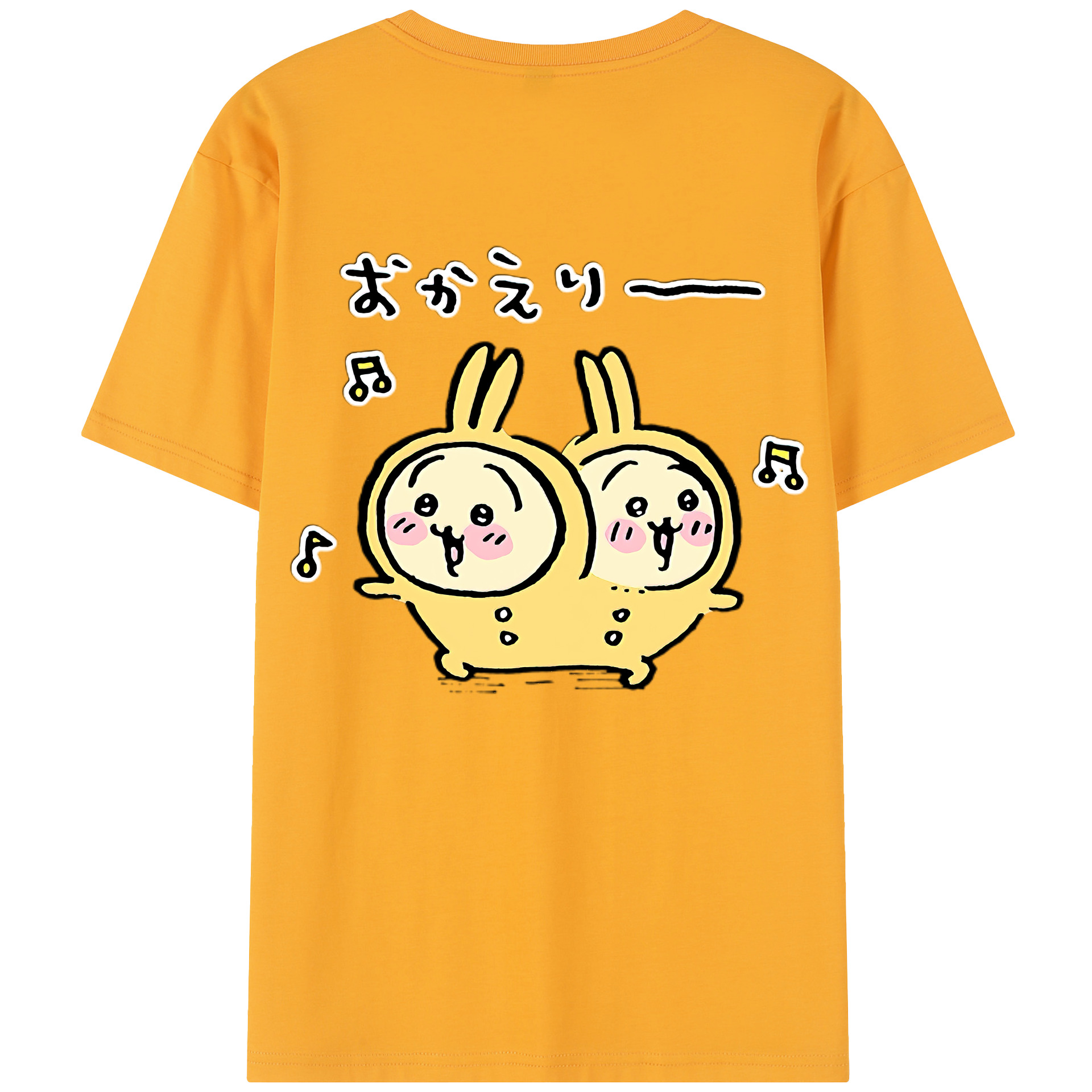（画像用） ちいかわ うさぎ Chii-kawa usagi レディース半袖Tシャツ(バックプリント)