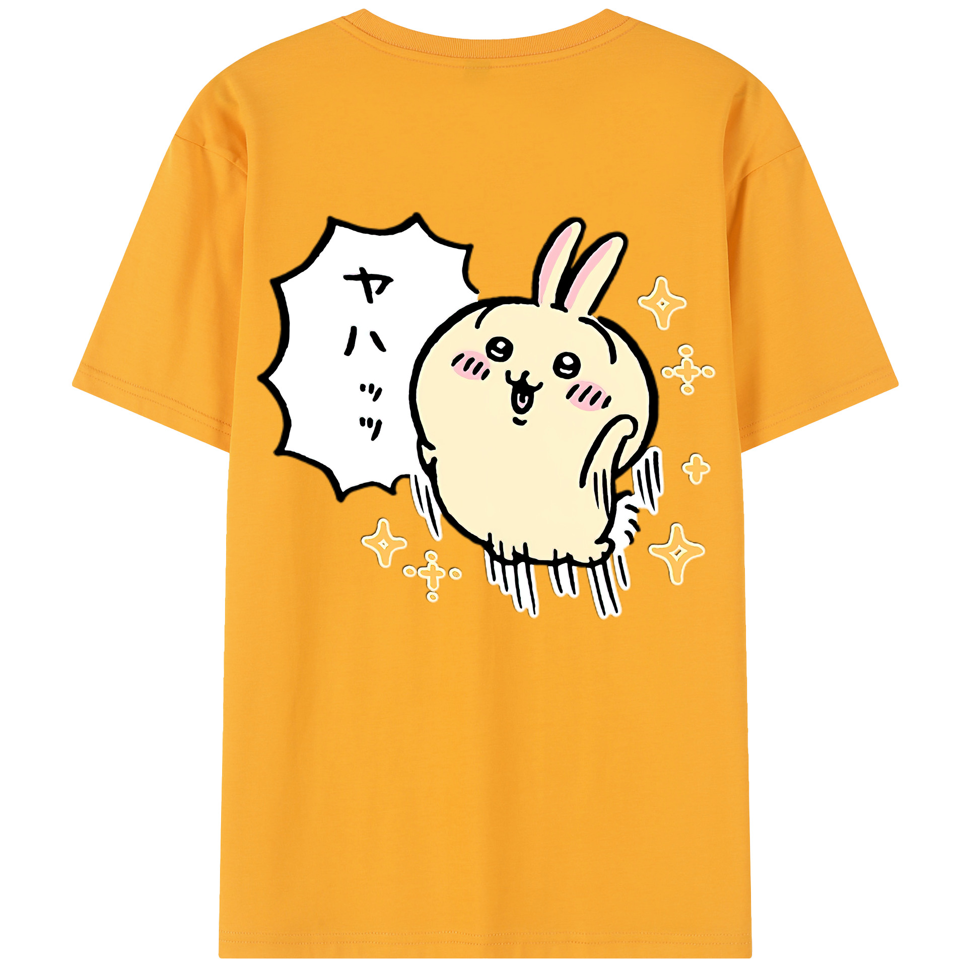 （画像用） ちいかわ うさぎ Chii-kawa usagi レディース半袖Tシャツ(バックプリント)