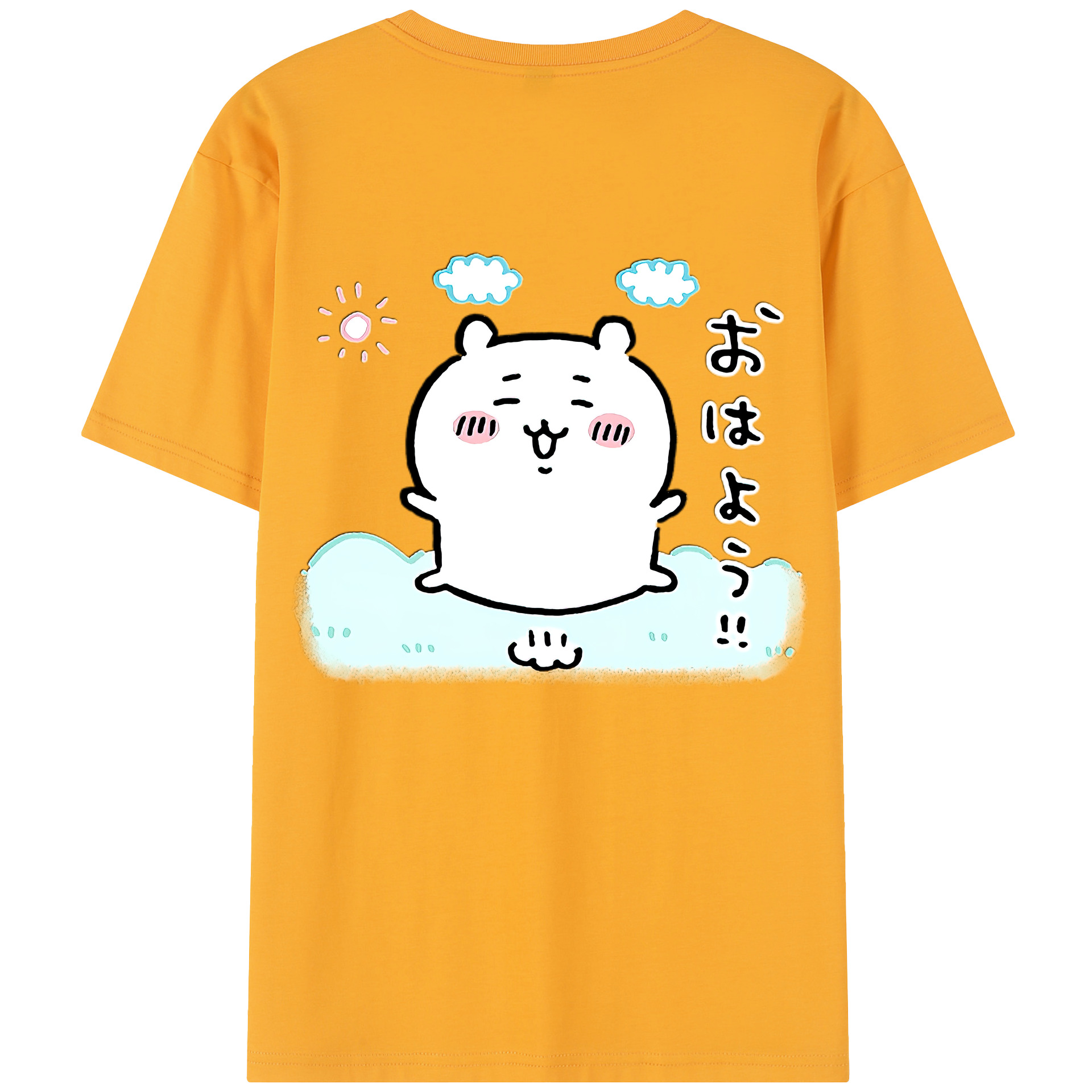 （画像用） ちいかわ ちいかわ Chii-kawa chiikawa レディース半袖Tシャツ(バックプリント)