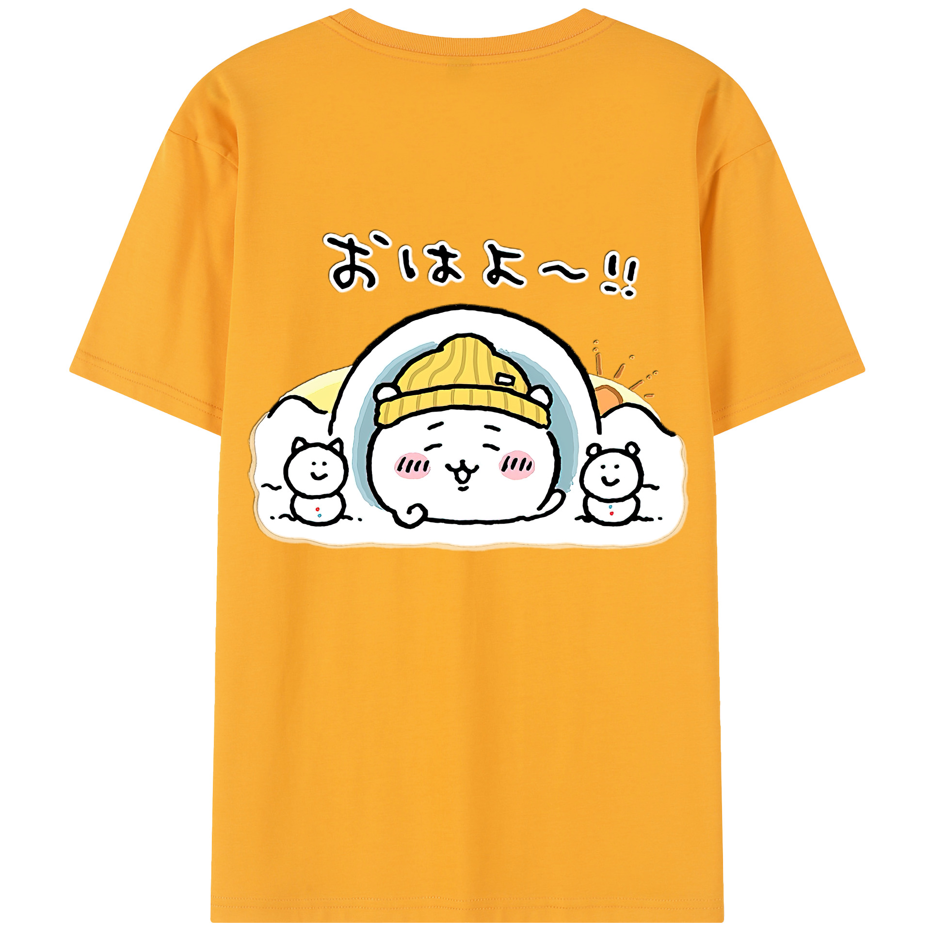 （画像用） ちいかわ ちいかわ Chii-kawa chiikawa レディース半袖Tシャツ(バックプリント)