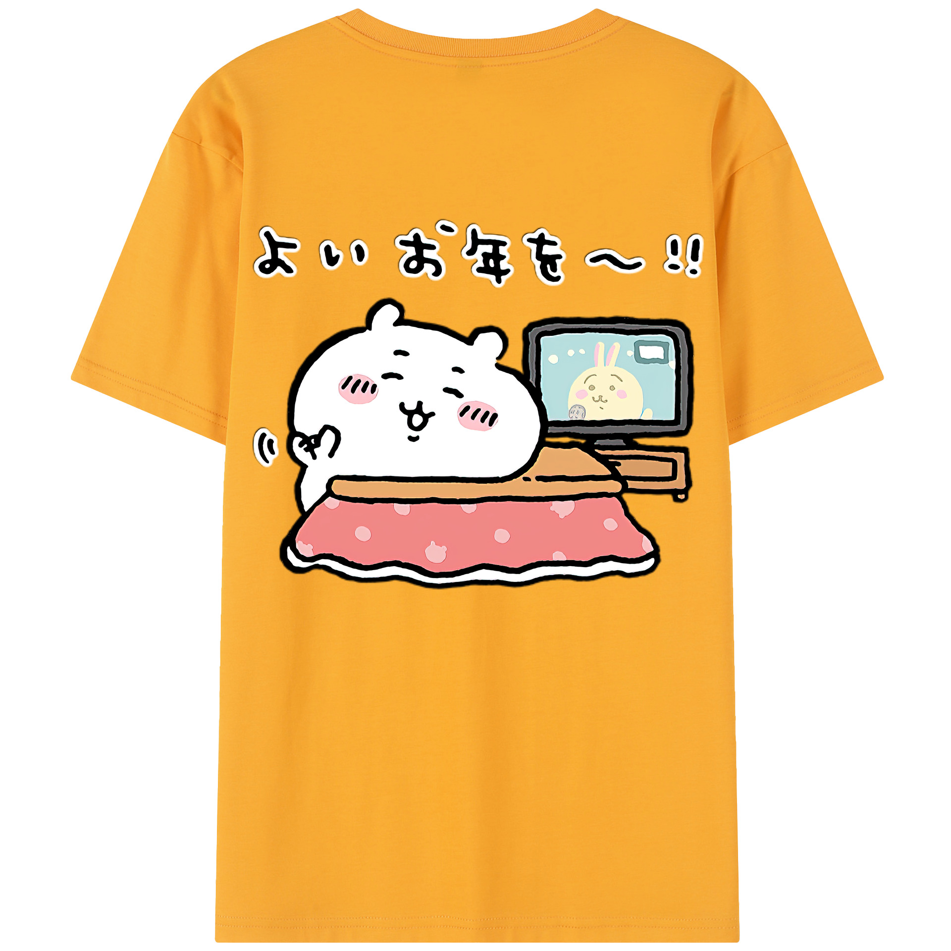 （画像用） ちいかわ ちいかわ Chii-kawa chiikawa レディース半袖Tシャツ(バックプリント)