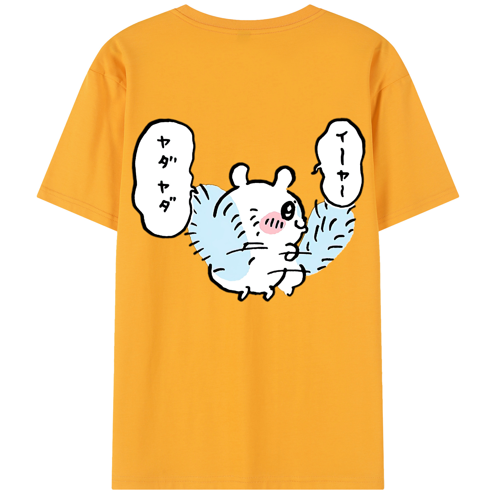 （画像用） ちいかわ モモンガ Chii-kawa Momonga レディース半袖Tシャツ(バックプリント)