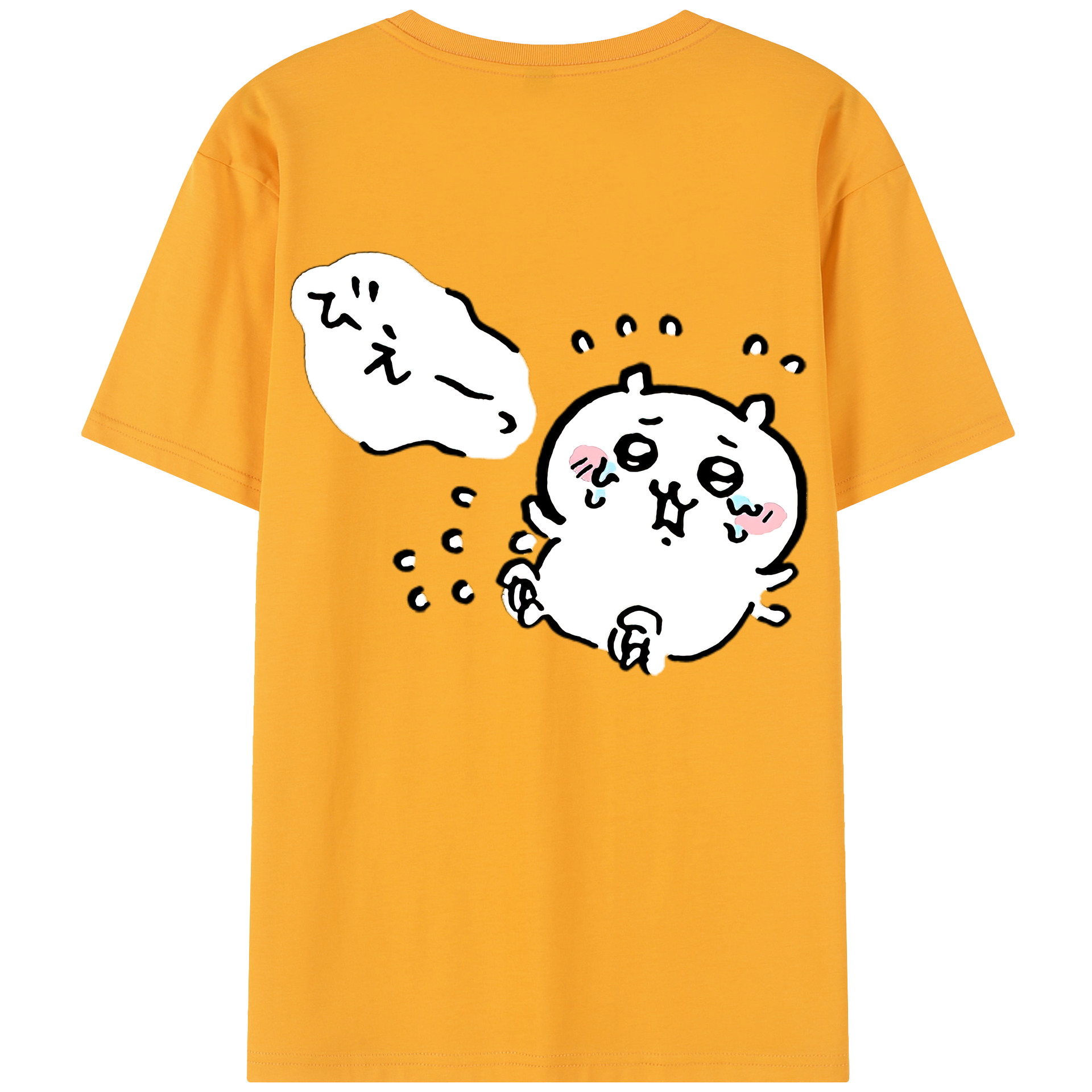 （画像用） ちいかわ ちいかわ Chii-kawa chiikawa レディース半袖Tシャツ(バックプリント)