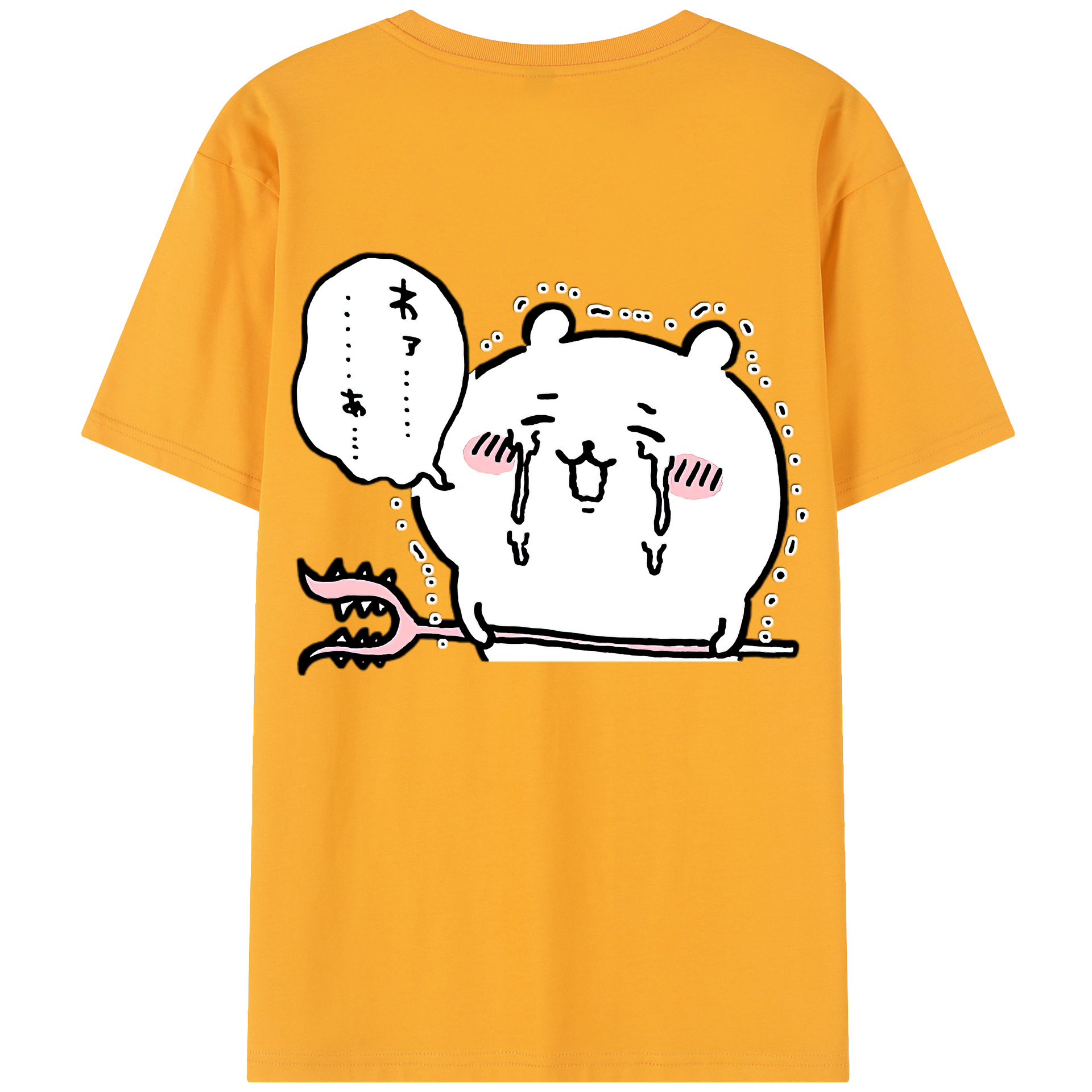 （画像用） ちいかわ ちいかわ Chii-kawa chiikawa レディース半袖Tシャツ(バックプリント)