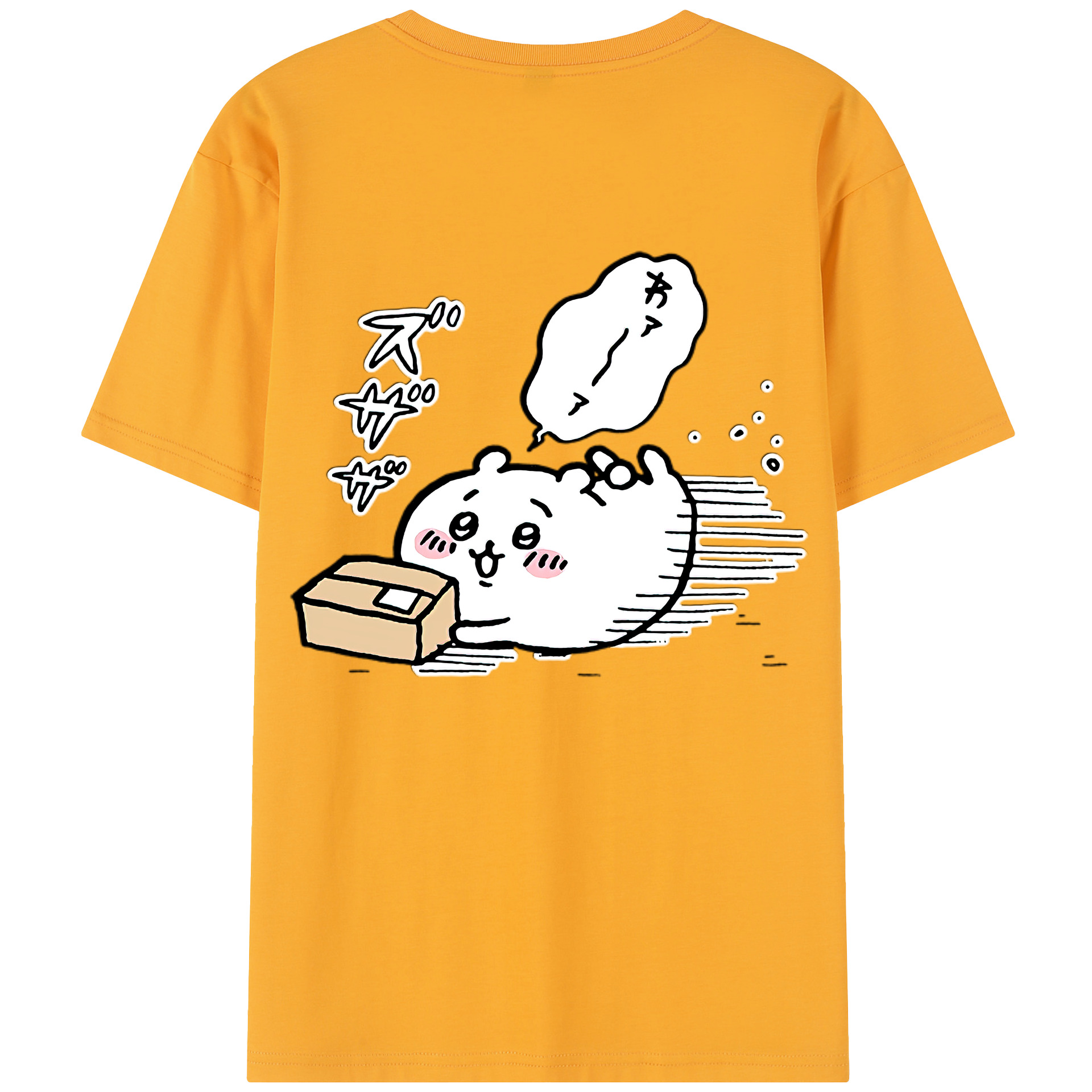 （画像用） ちいかわ ちいかわ Chii-kawa chiikawa レディース半袖Tシャツ(バックプリント)