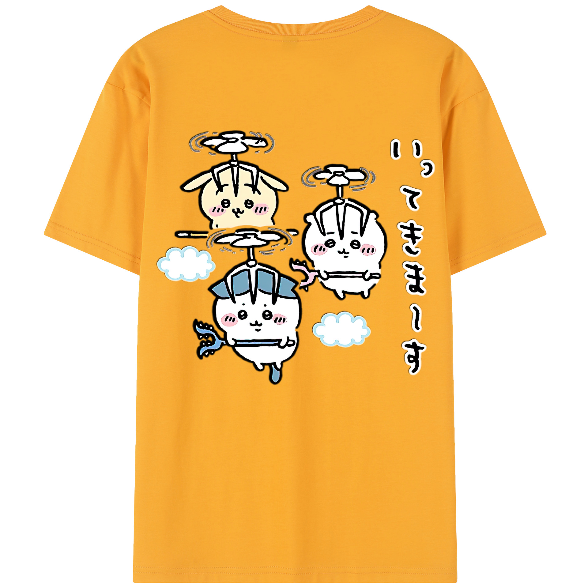 （画像用） ちいかわ ちいかわ Chii-kawa chiikawa レディース半袖Tシャツ(バックプリント)