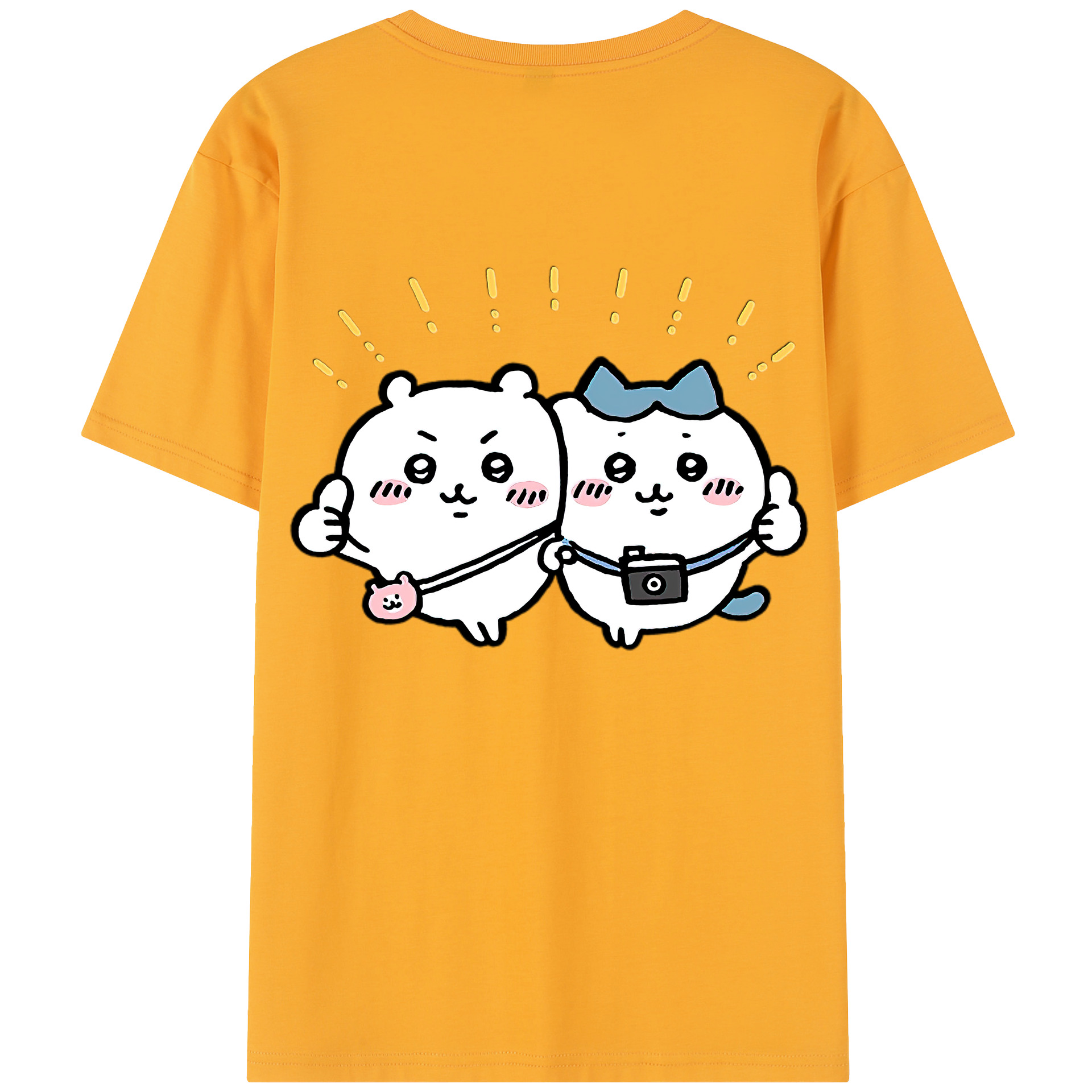 （画像用） ちいかわ ちいかわ Chii-kawa chiikawa レディース半袖Tシャツ(バックプリント)