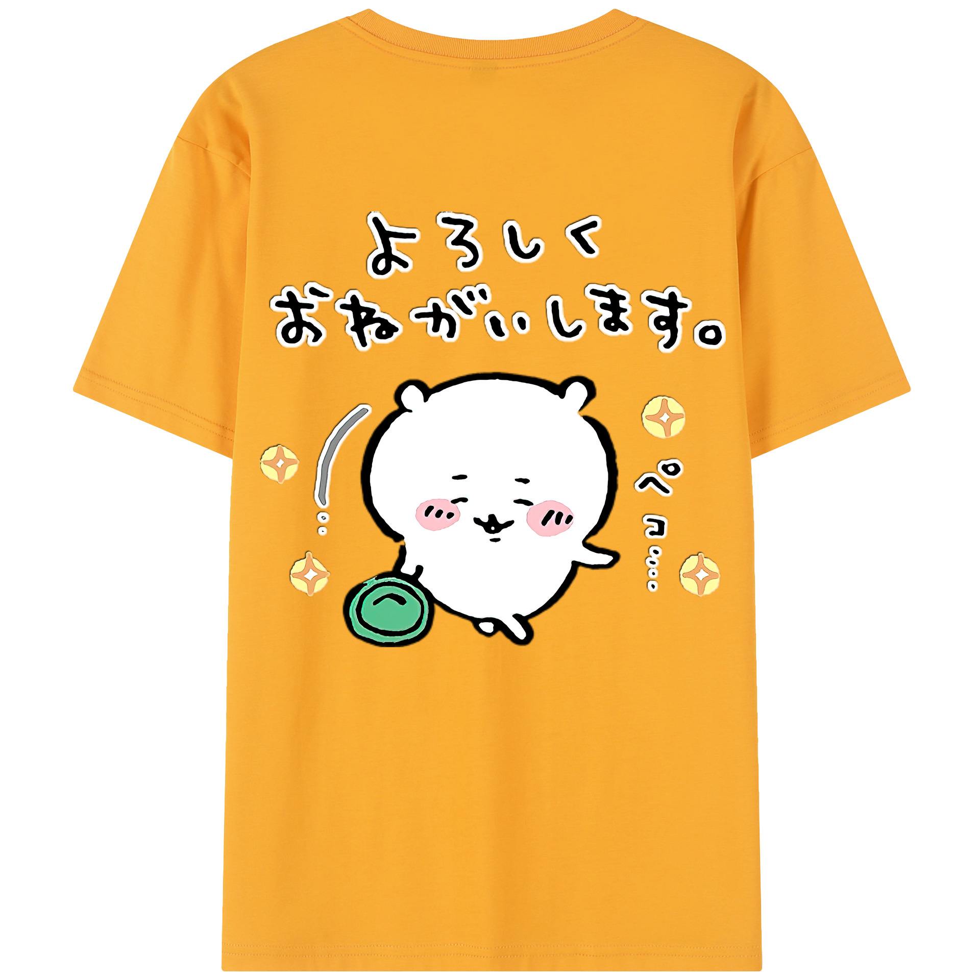 （画像用） ちいかわ ちいかわ Chii-kawa chiikawa レディース半袖Tシャツ(バックプリント)