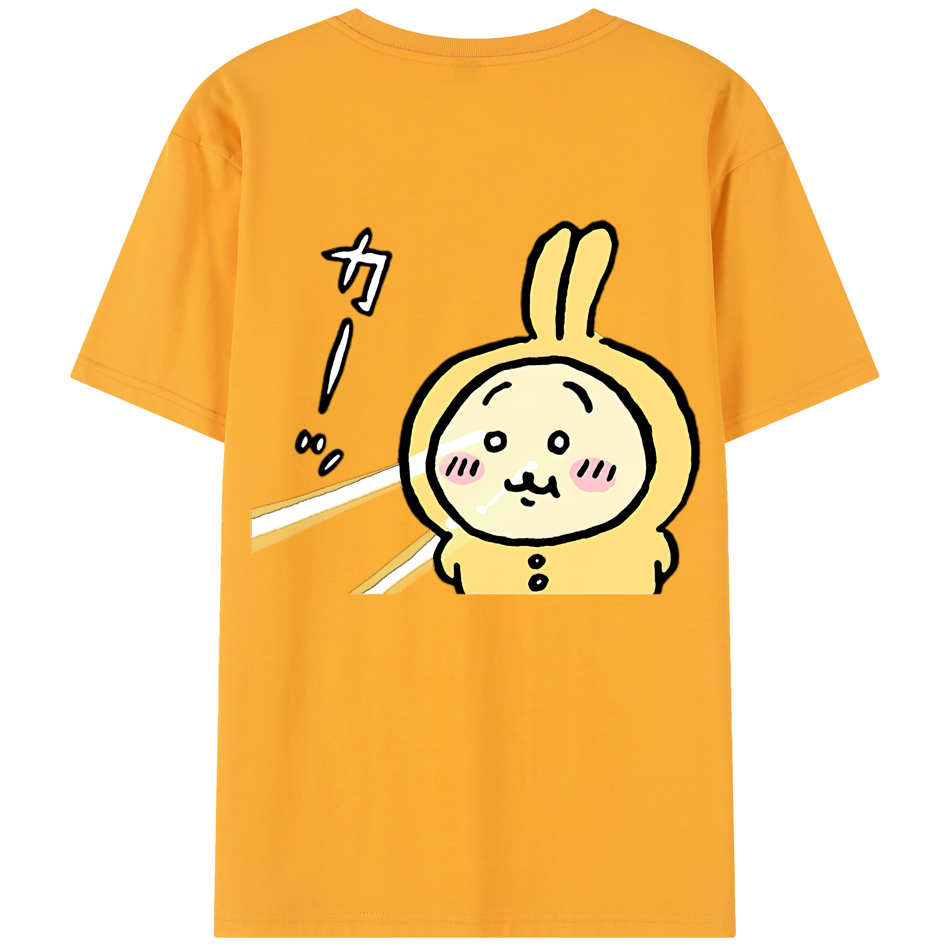 （画像用） ちいかわ うさぎ Chii-kawa usagi レディース半袖Tシャツ(バックプリント)
