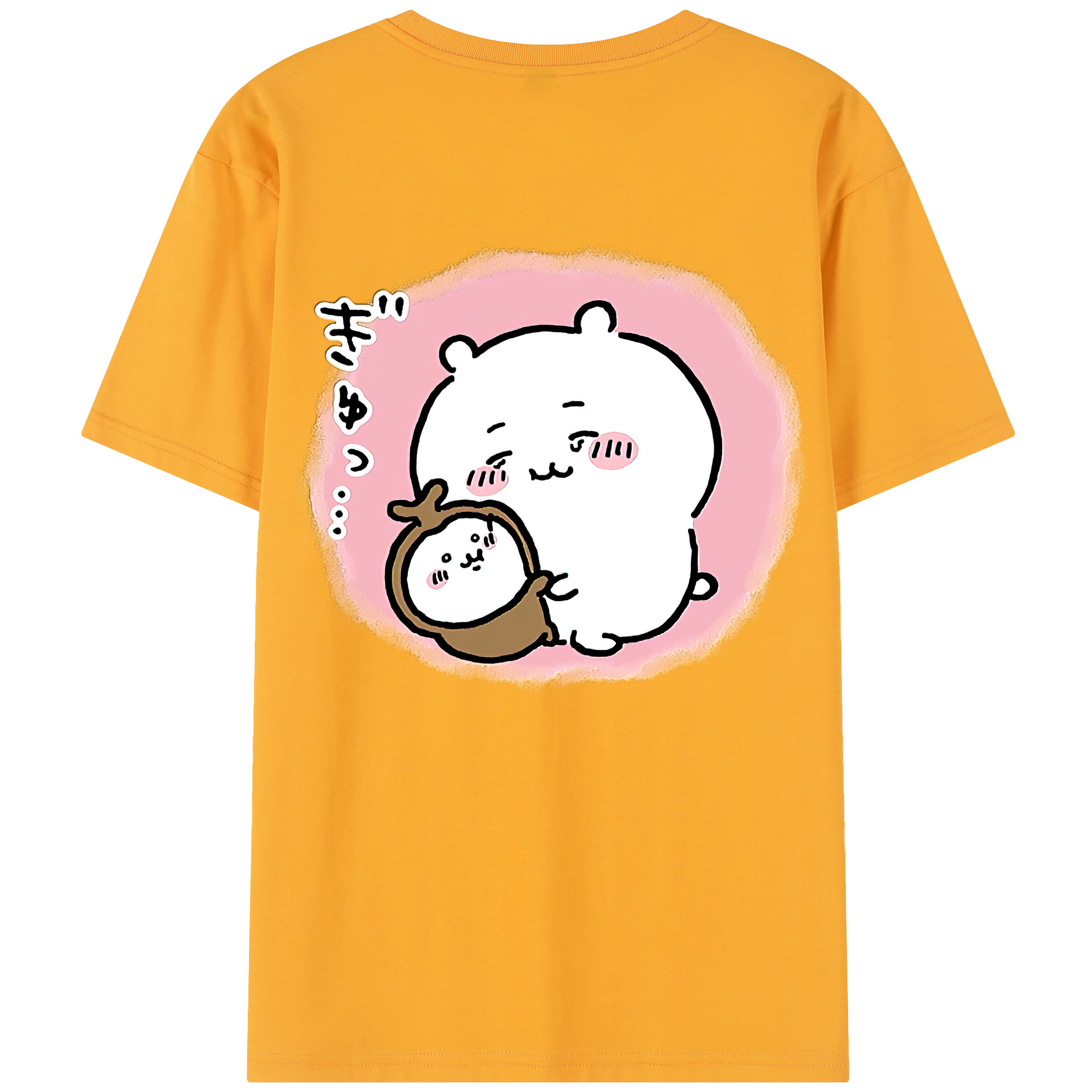 （画像用） ちいかわ ちいかわ Chii-kawa chiikawa レディース半袖Tシャツ(バックプリント)
