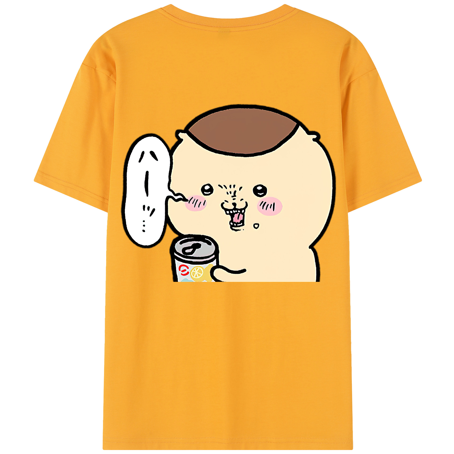 （画像用） ちいかわ くりまんじゅう Chii-kawa kuri manjū レディース半袖Tシャツ(バックプリント)