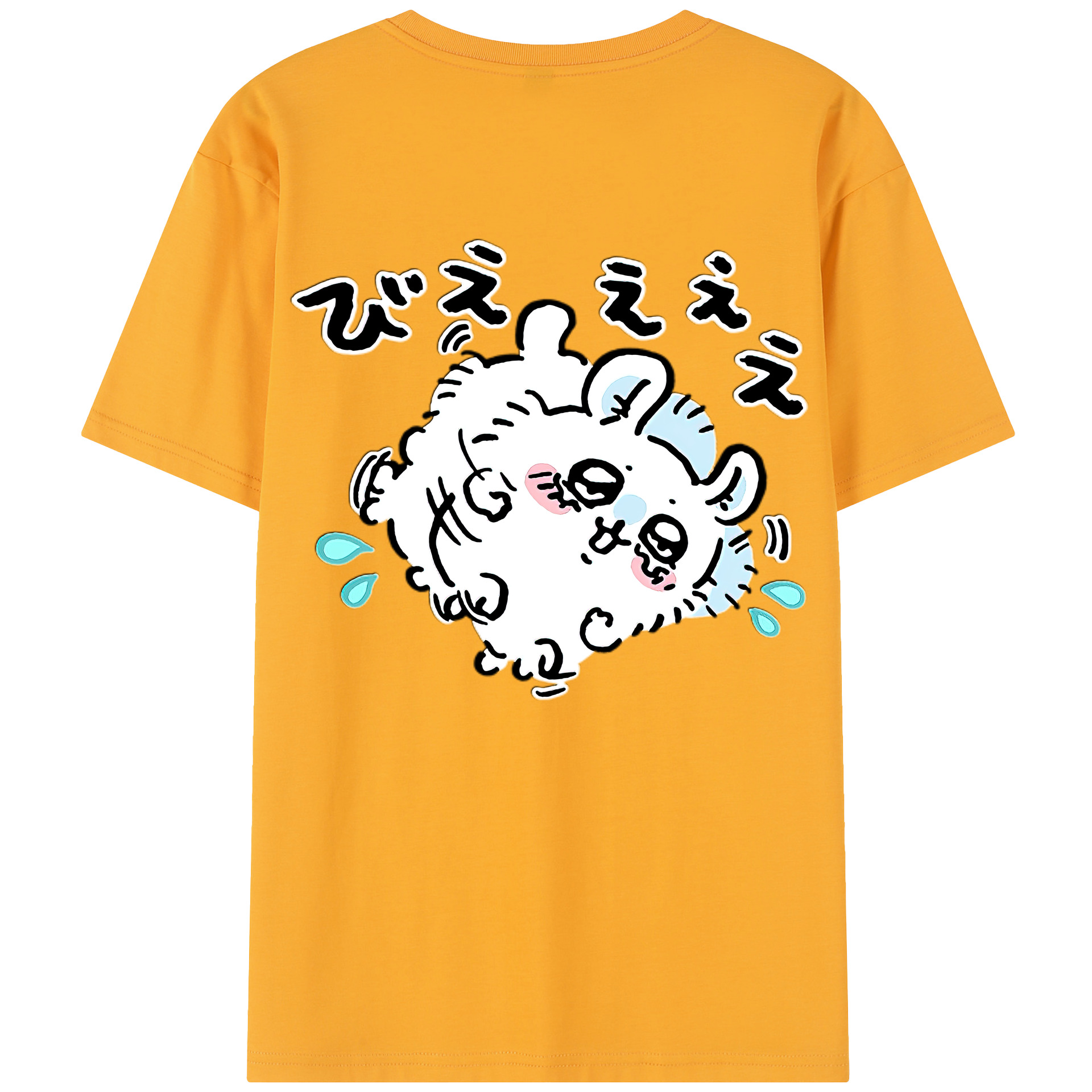 （画像用） ちいかわ モモンガ Chii-kawa Momonga レディース半袖Tシャツ(バックプリント)