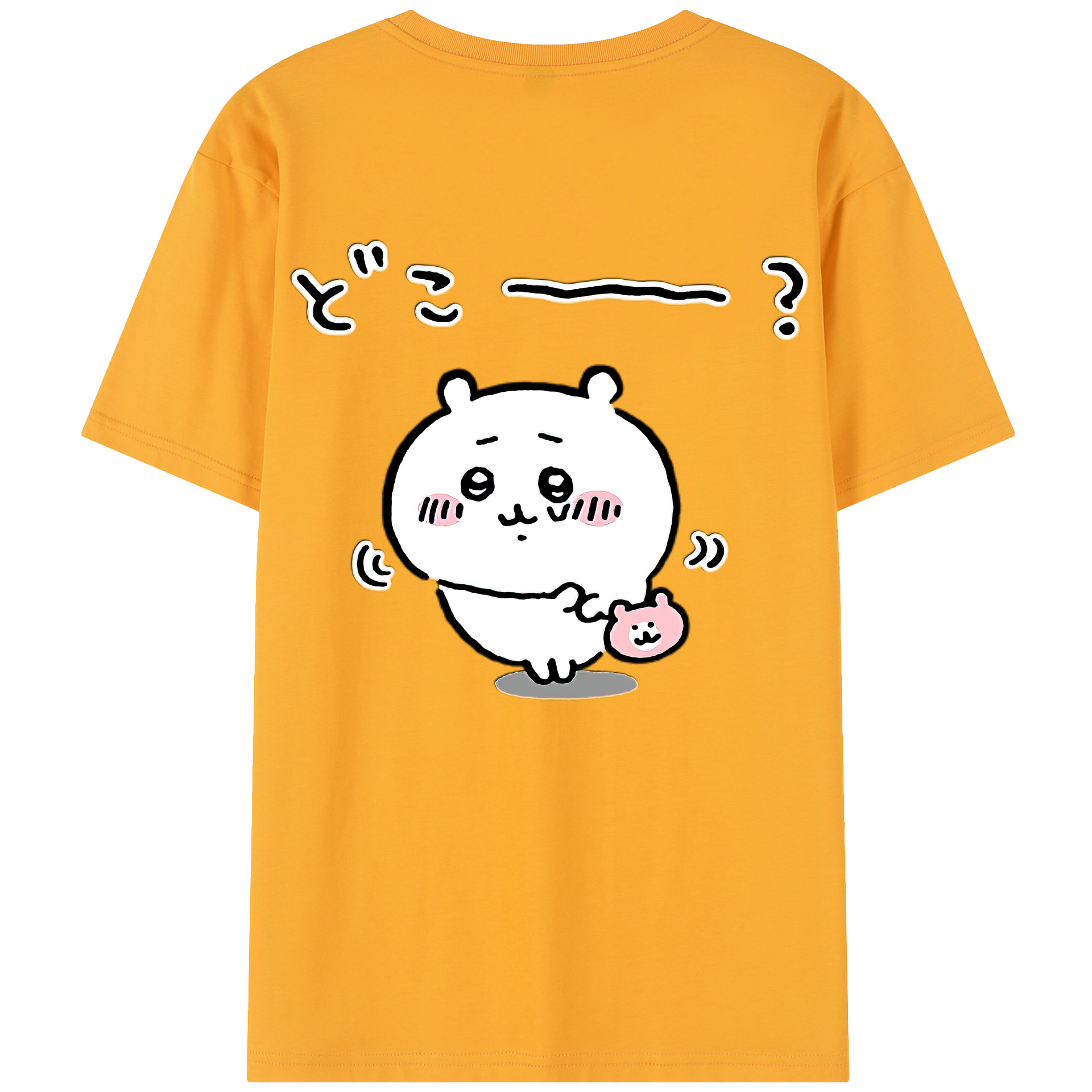 （画像用） ちいかわ ちいかわ Chii-kawa chiikawa レディース半袖Tシャツ(バックプリント)