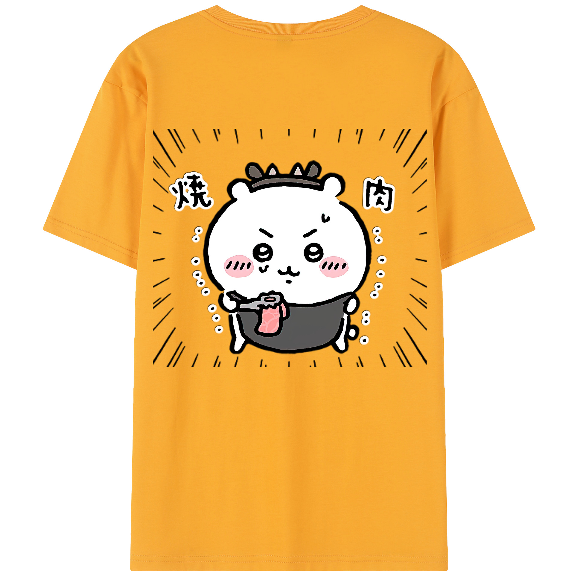 （画像用） ちいかわ ちいかわ Chii-kawa chiikawa レディース半袖Tシャツ(バックプリント)