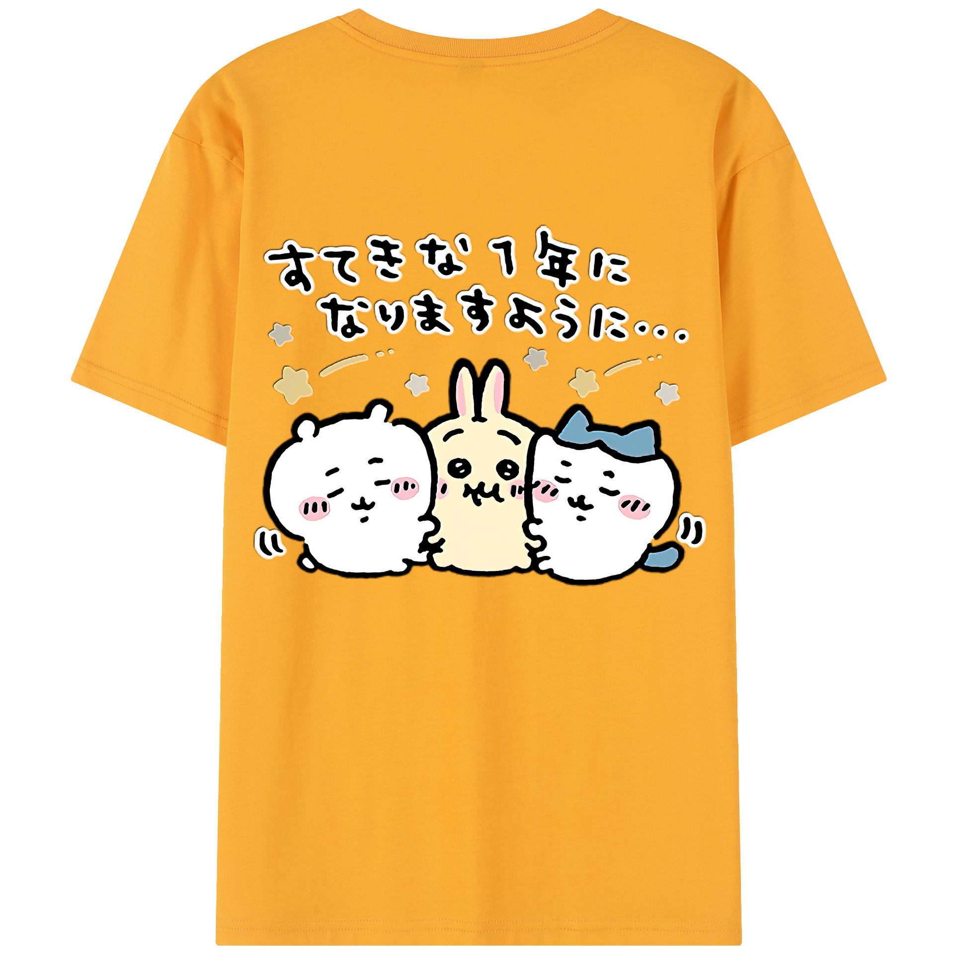 （画像用） ちいかわ ちいかわ Chii-kawa chiikawa レディース半袖Tシャツ(バックプリント)