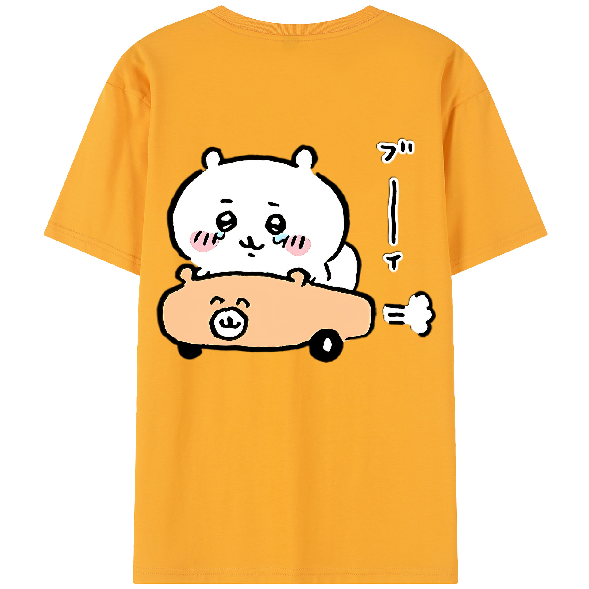 （画像用） ちいかわ ちいかわ Chii-kawa chiikawa レディース半袖Tシャツ(バックプリント)
