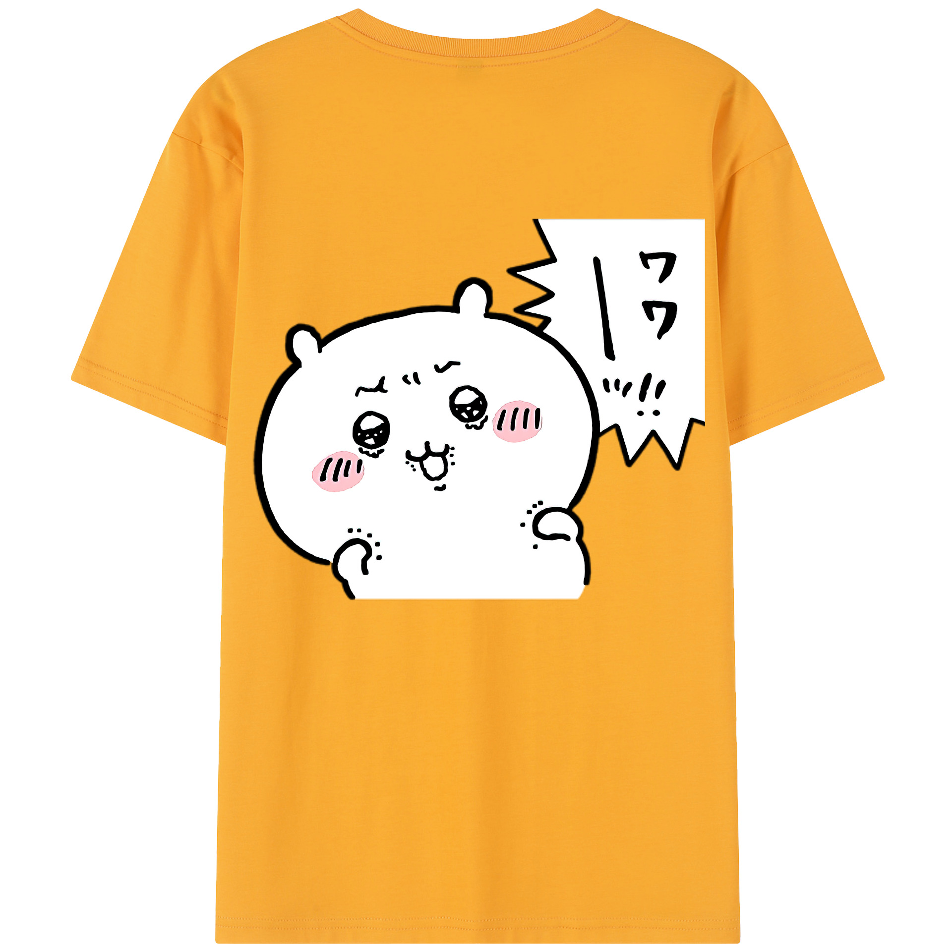 （画像用） ちいかわ ちいかわ Chii-kawa chiikawa レディース半袖Tシャツ(バックプリント)