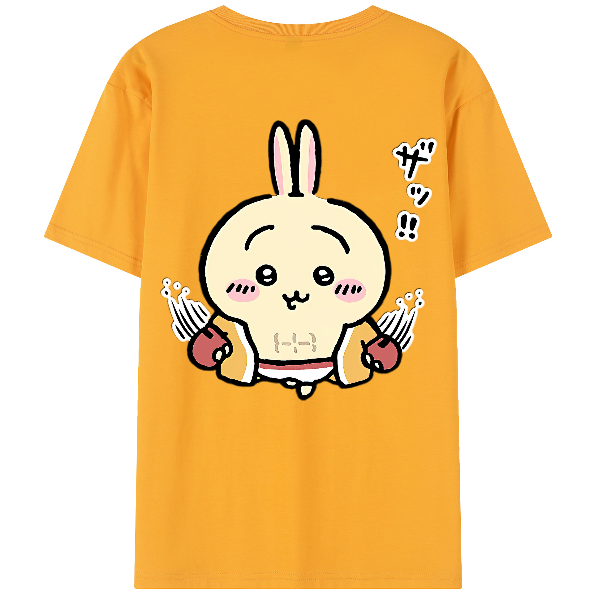 （画像用） ちいかわ うさぎ Chii-kawa usagi レディース半袖Tシャツ(バックプリント)