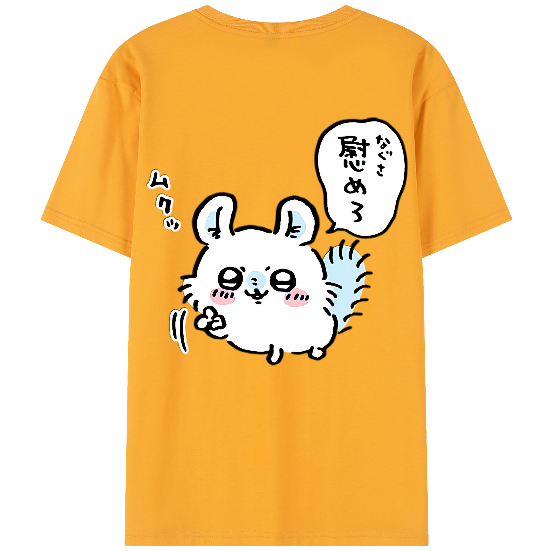 （画像用） ちいかわ モモンガ Chii-kawa Momonga レディース半袖Tシャツ(バックプリント)