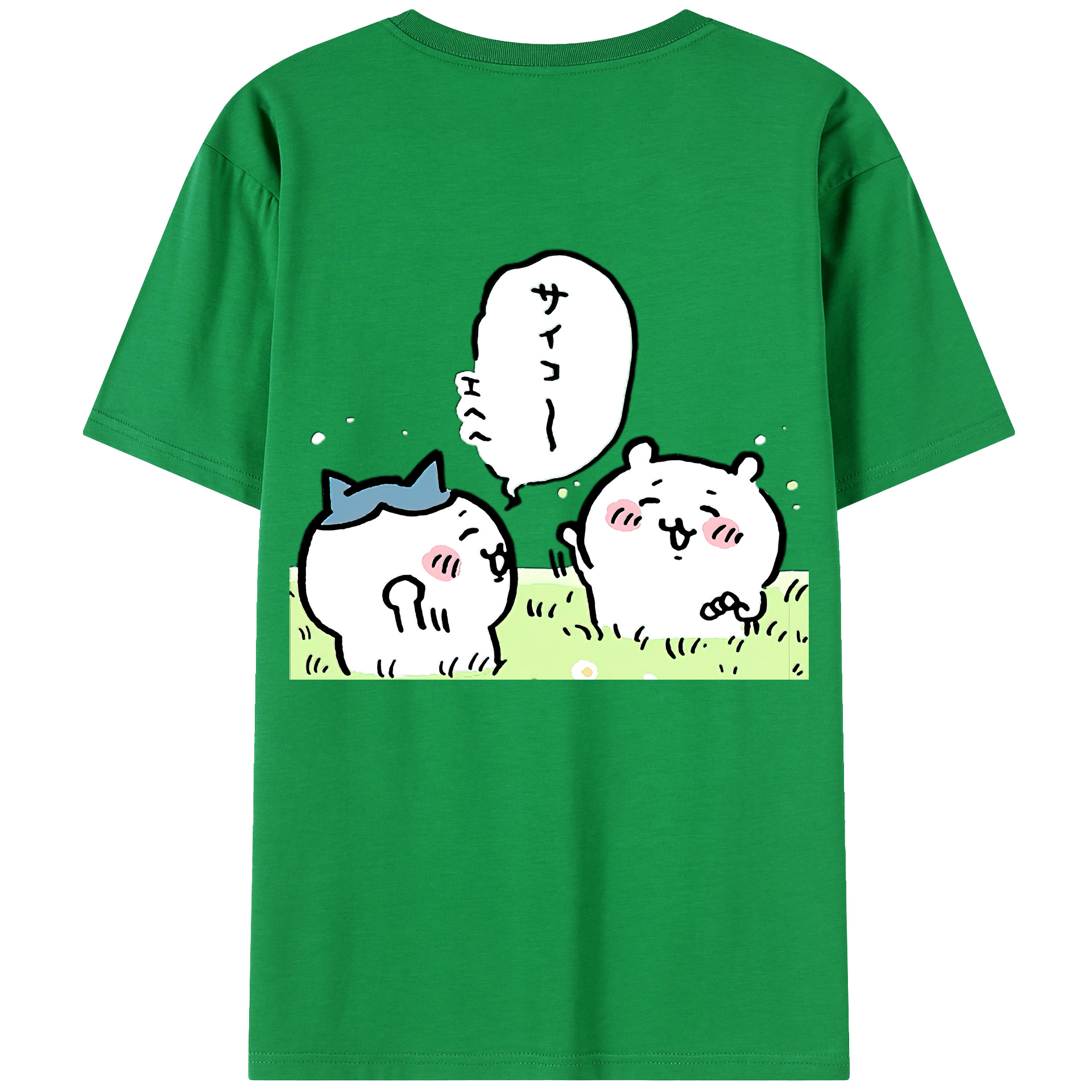 （画像用） ちいかわ ちいかわ Chii-kawa chiikawa レディース半袖Tシャツ(バックプリント)