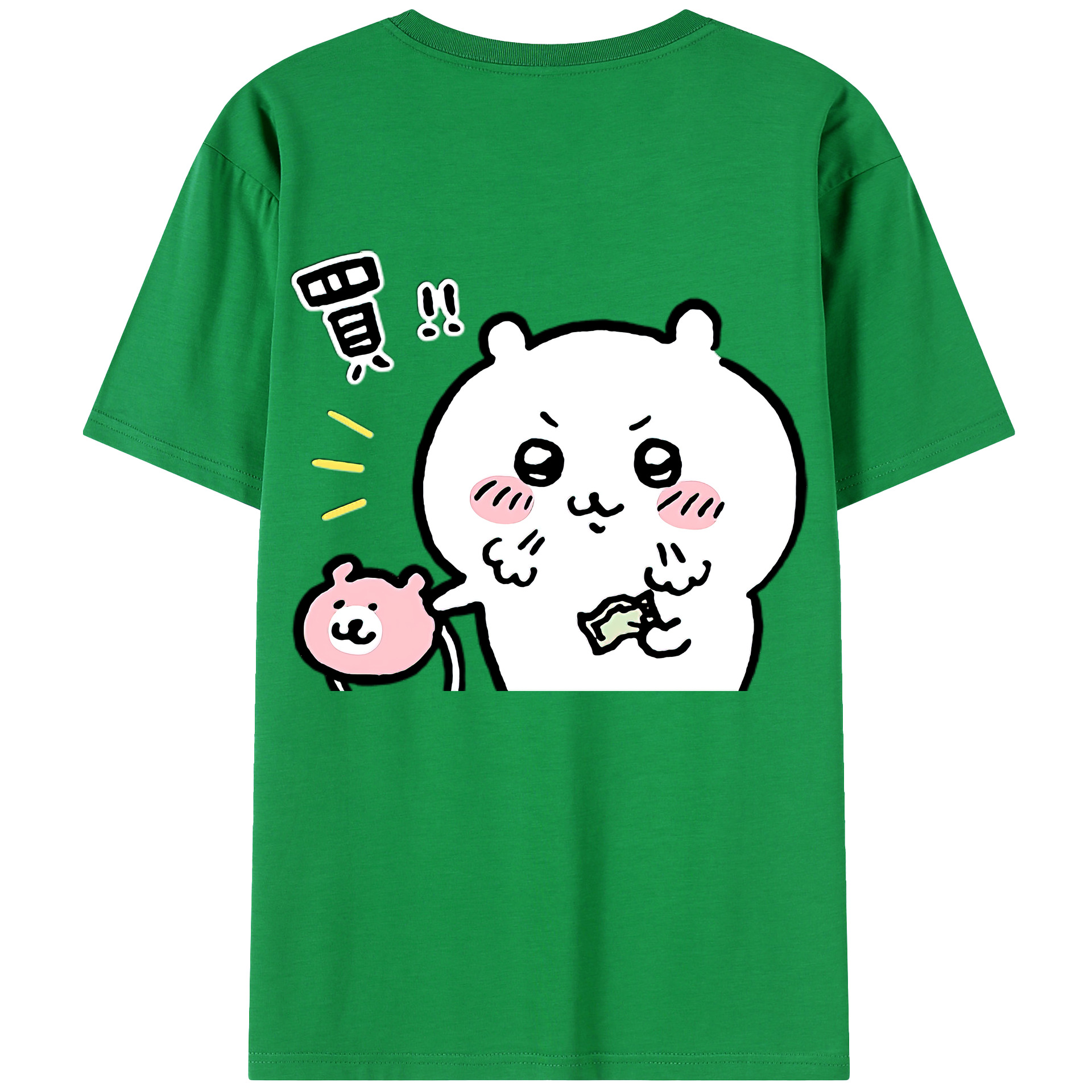 （画像用） ちいかわ ちいかわ Chii-kawa chiikawa レディース半袖Tシャツ(バックプリント)
