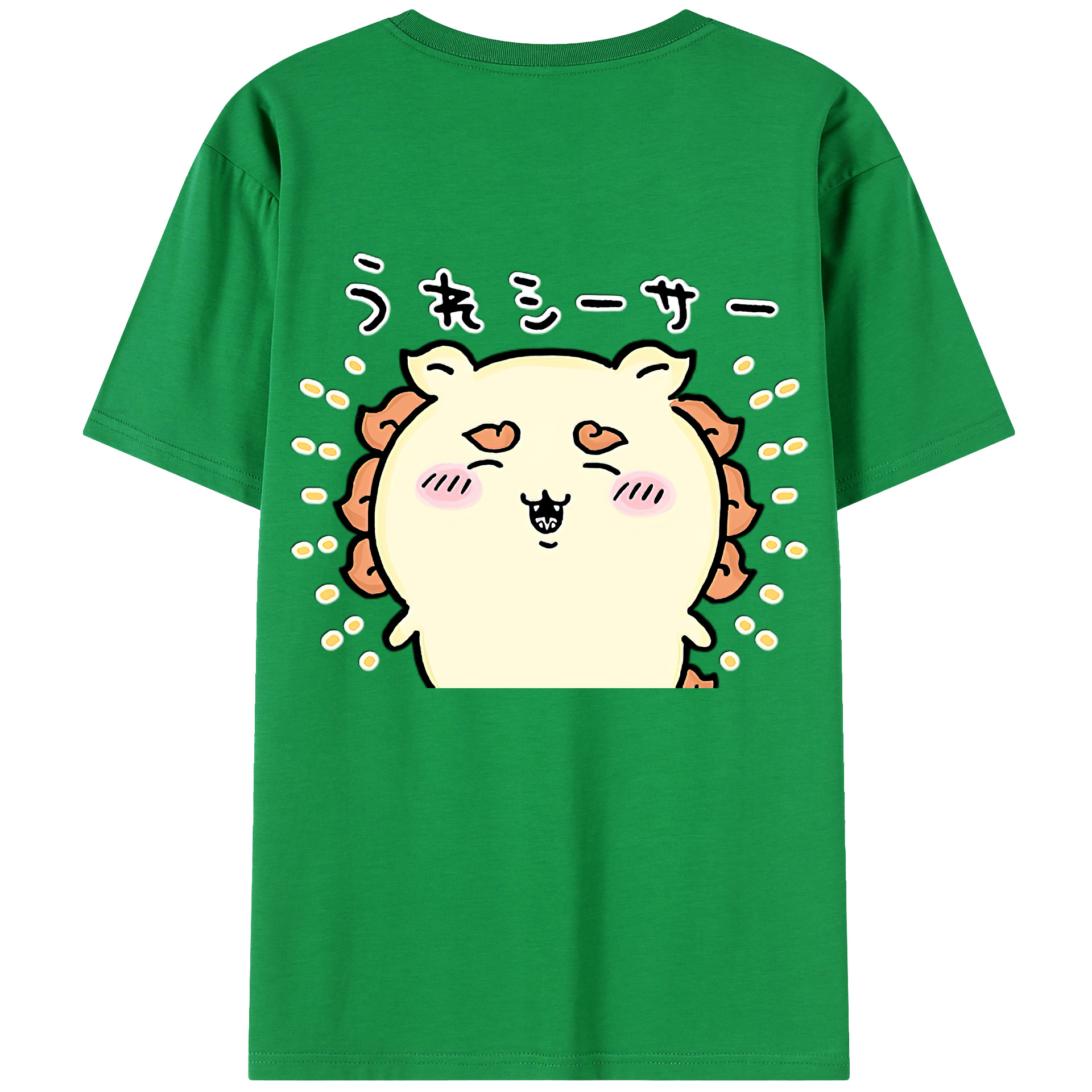 （画像用） ちいかわ シーサー Chii-kawa Shisa レディース半袖Tシャツ(バックプリント)