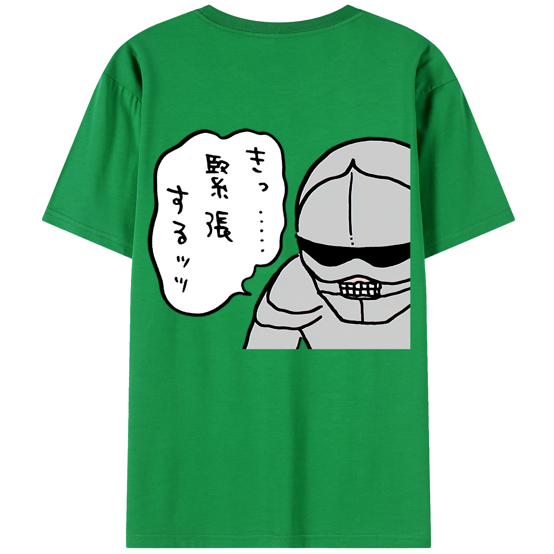 （画像用） ちいかわ 労働の鎧さん Chii-kawa Mr. Armor of Labor レディース半袖Tシャツ(バックプリント)