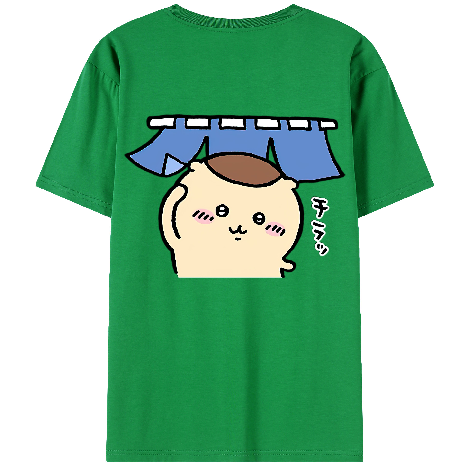 （画像用） ちいかわ くりまんじゅう Chii-kawa kuri manjū レディース半袖Tシャツ(バックプリント)