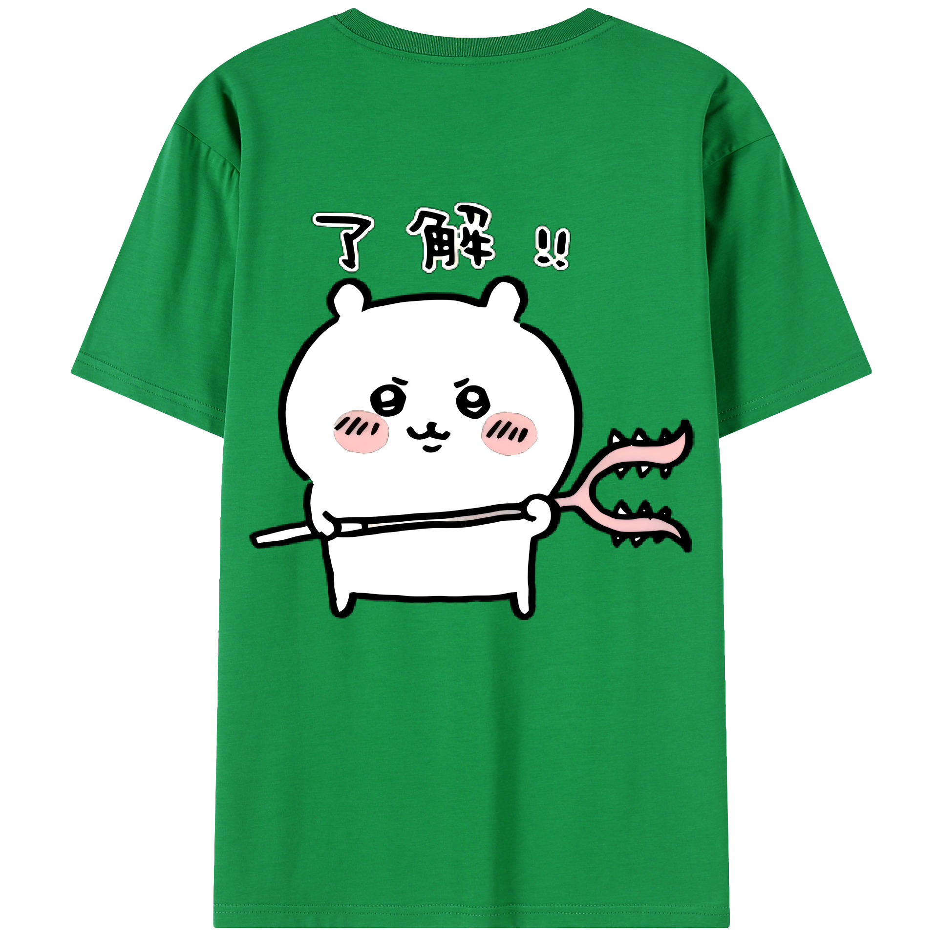 （画像用） ちいかわ ちいかわ Chii-kawa chiikawa レディース半袖Tシャツ(バックプリント)
