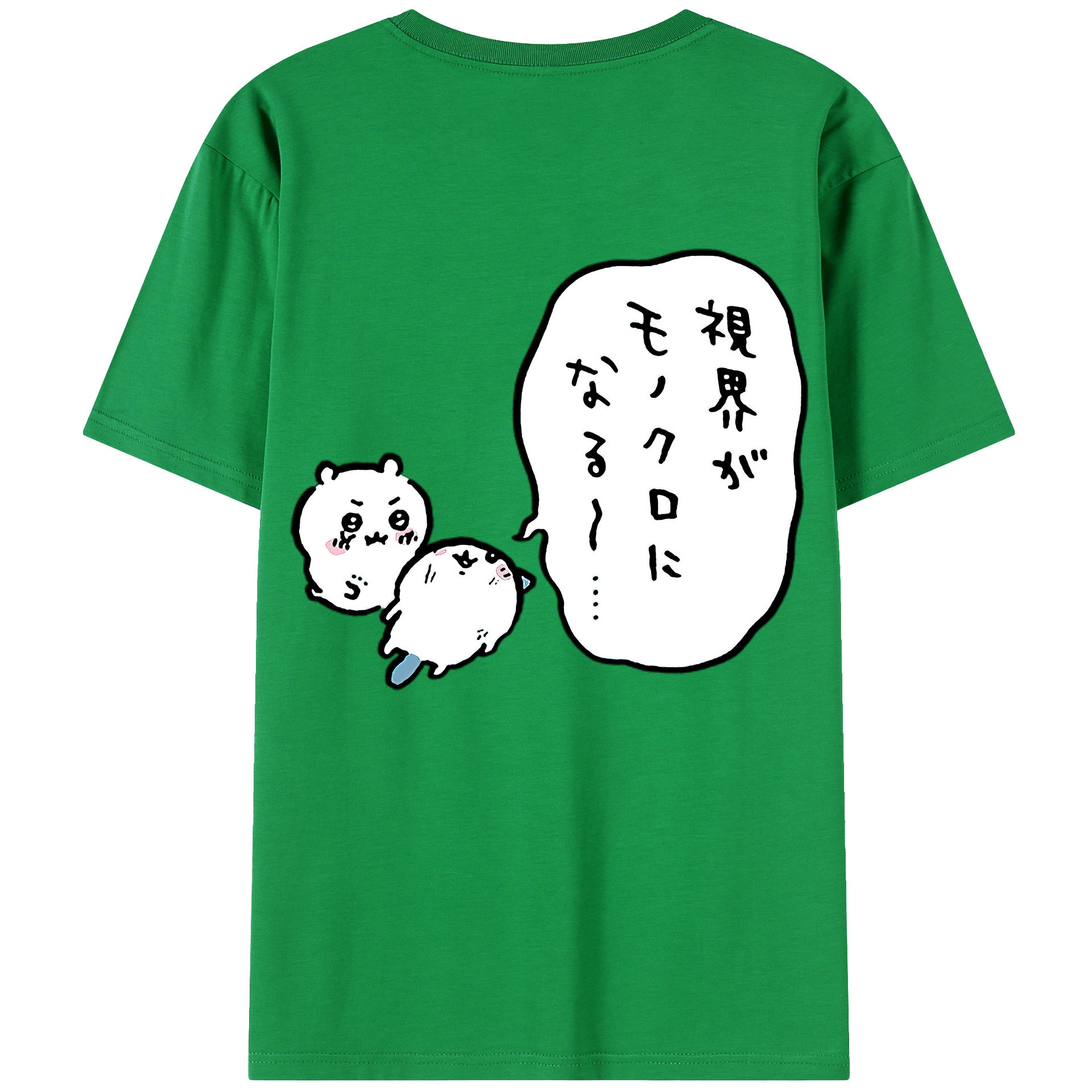 （画像用） ちいかわ ちいかわ Chii-kawa chiikawa レディース半袖Tシャツ(バックプリント)
