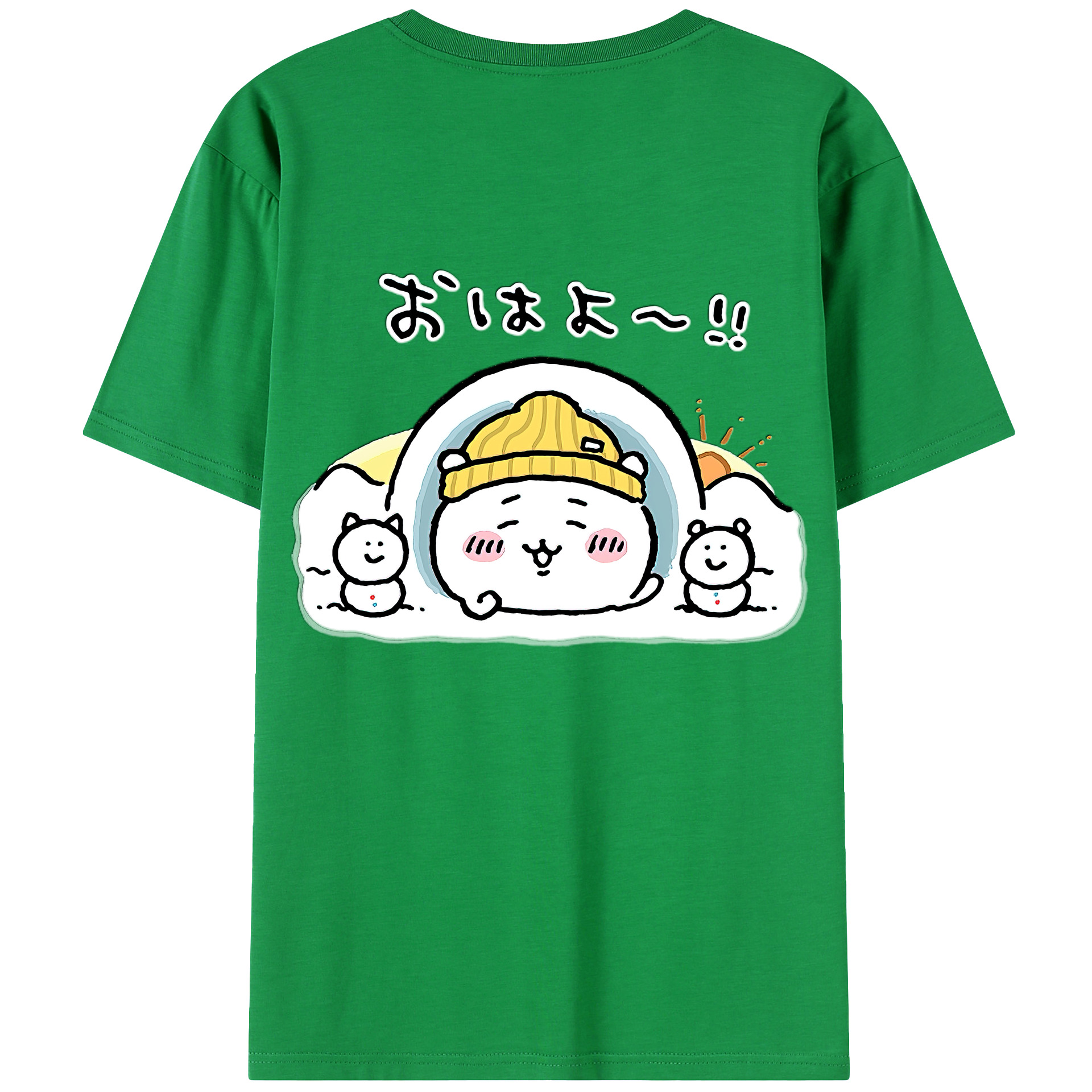 （画像用） ちいかわ ちいかわ Chii-kawa chiikawa レディース半袖Tシャツ(バックプリント)