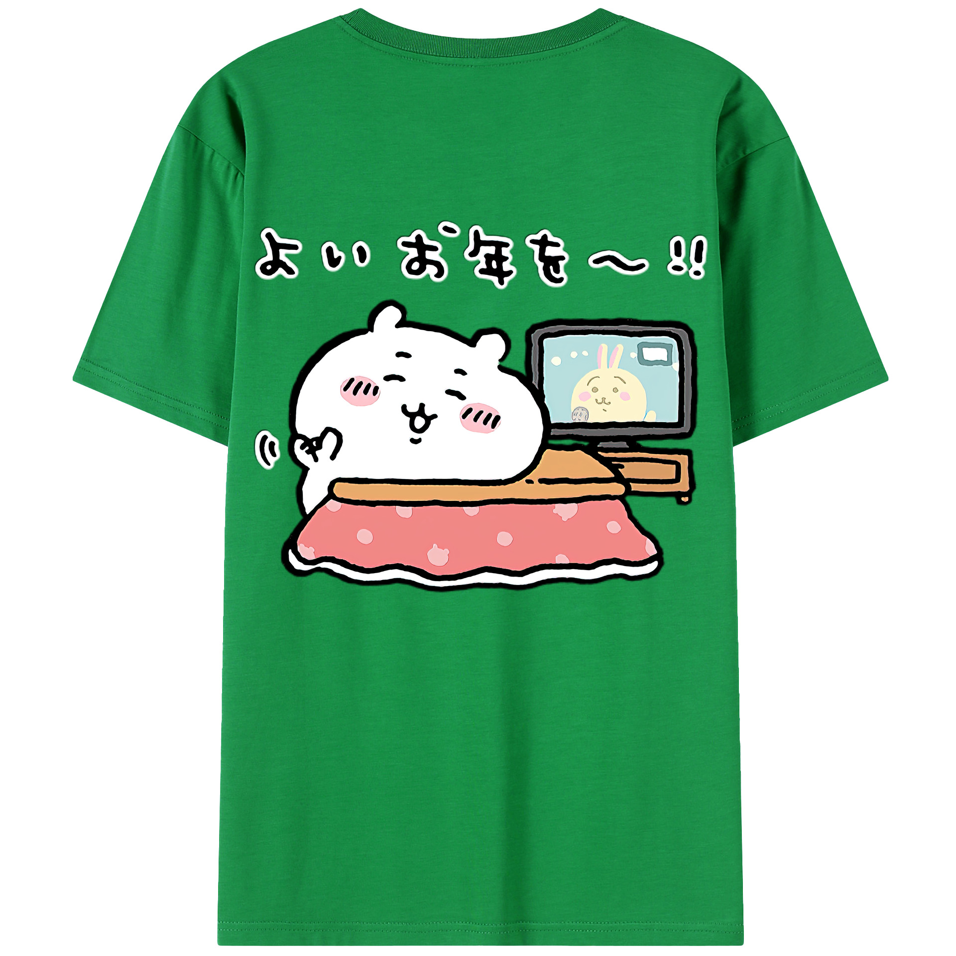 （画像用） ちいかわ ちいかわ Chii-kawa chiikawa レディース半袖Tシャツ(バックプリント)