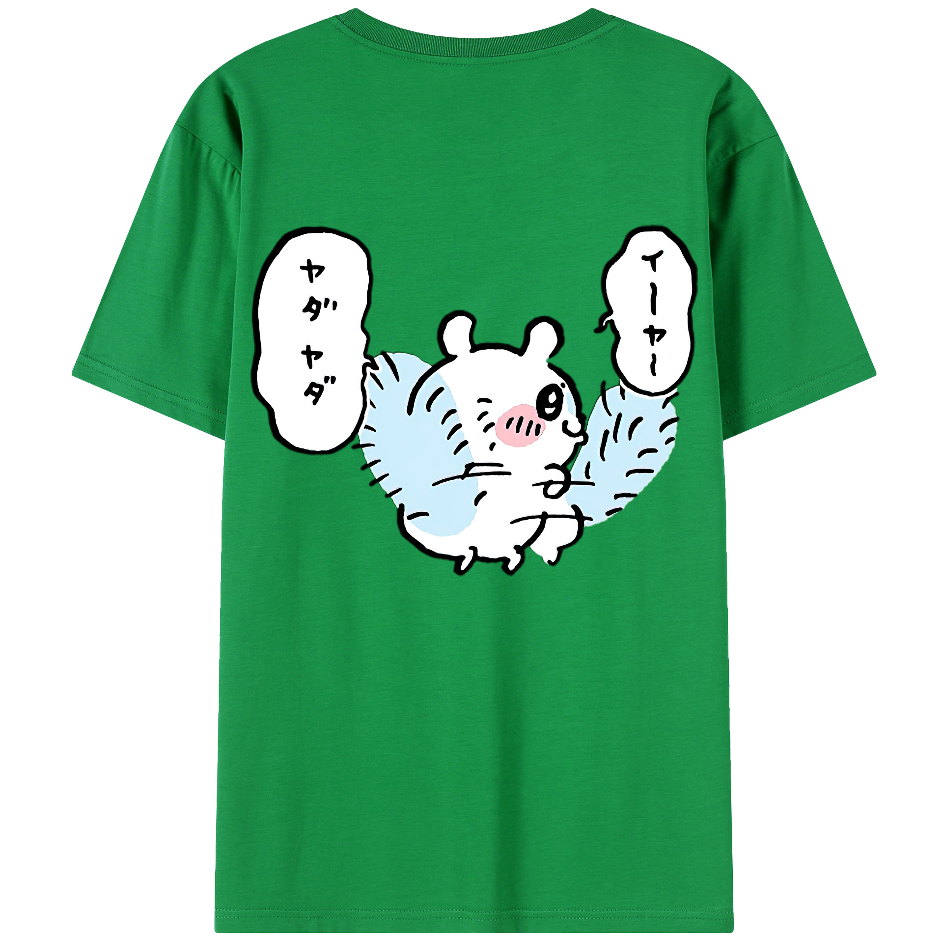 （画像用） ちいかわ モモンガ Chii-kawa Momonga レディース半袖Tシャツ(バックプリント)