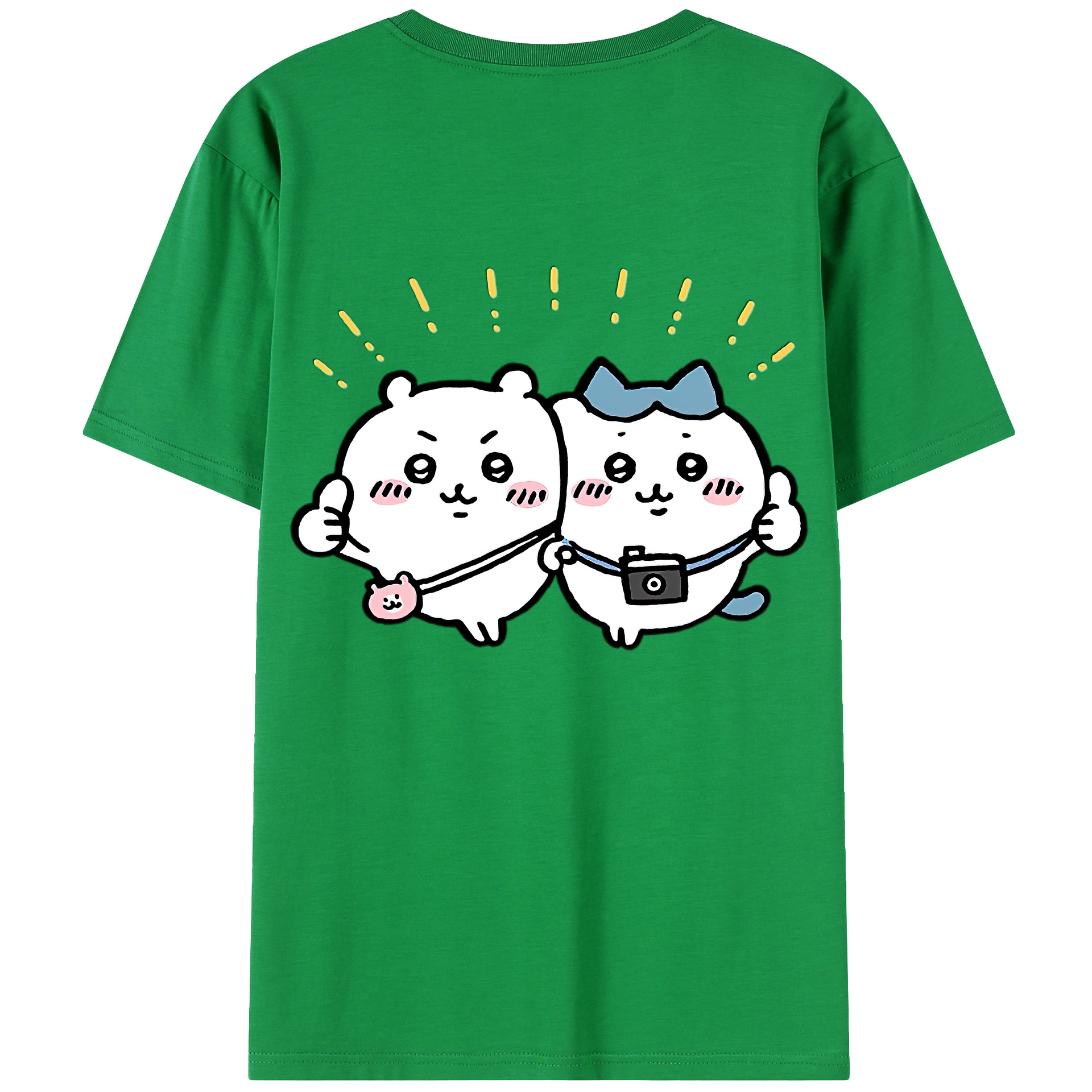 （画像用） ちいかわ ちいかわ Chii-kawa chiikawa レディース半袖Tシャツ(バックプリント)