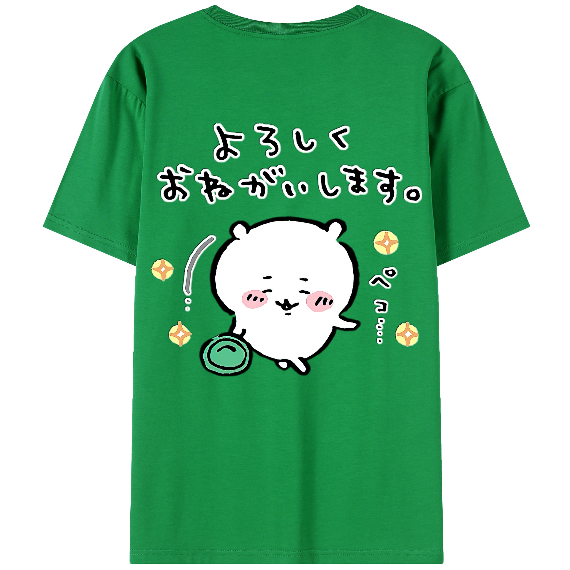 （画像用） ちいかわ ちいかわ Chii-kawa chiikawa レディース半袖Tシャツ(バックプリント)