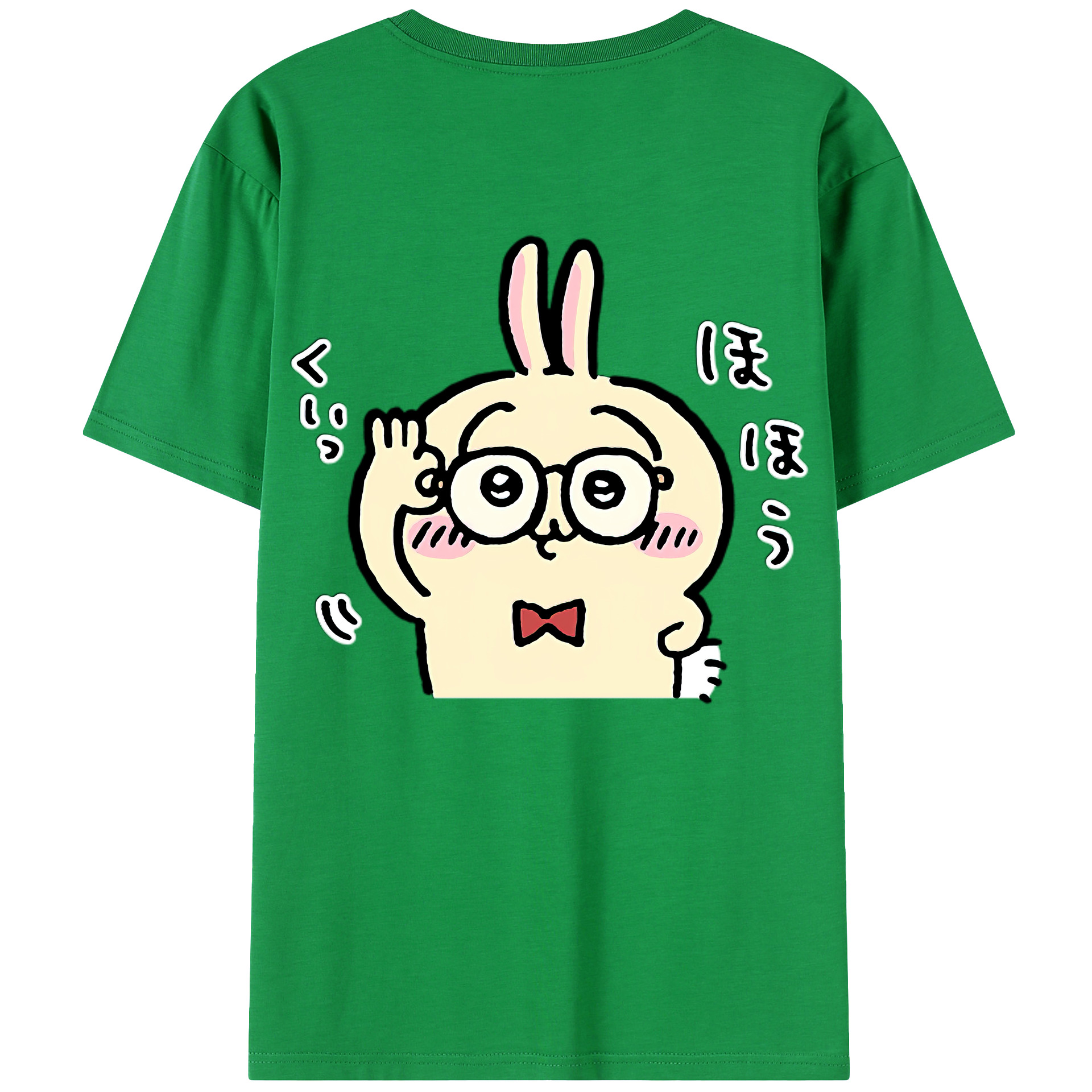 （画像用） ちいかわ うさぎ Chii-kawa usagi レディース半袖Tシャツ(バックプリント)