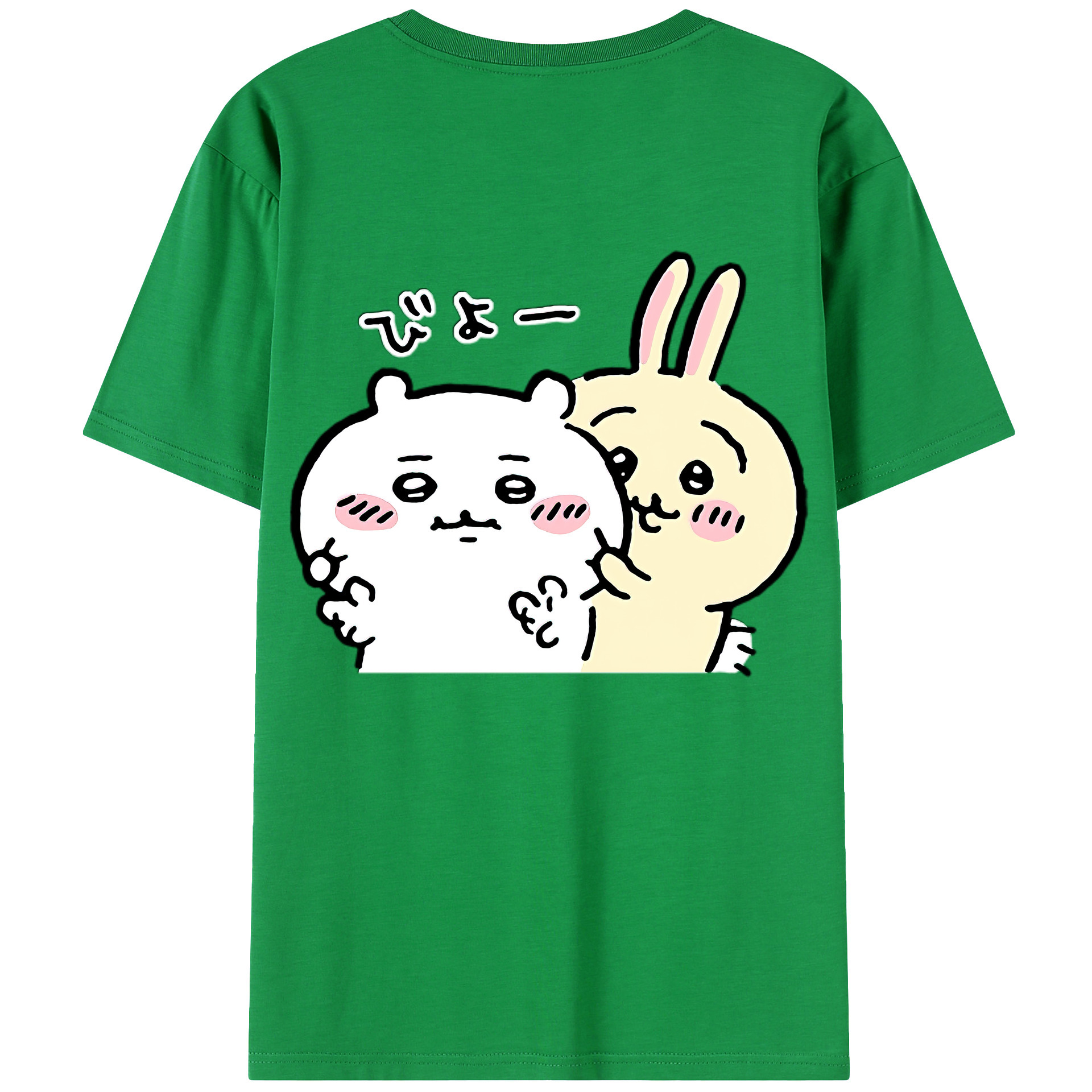 （画像用） ちいかわ うさぎ Chii-kawa usagi レディース半袖Tシャツ(バックプリント)