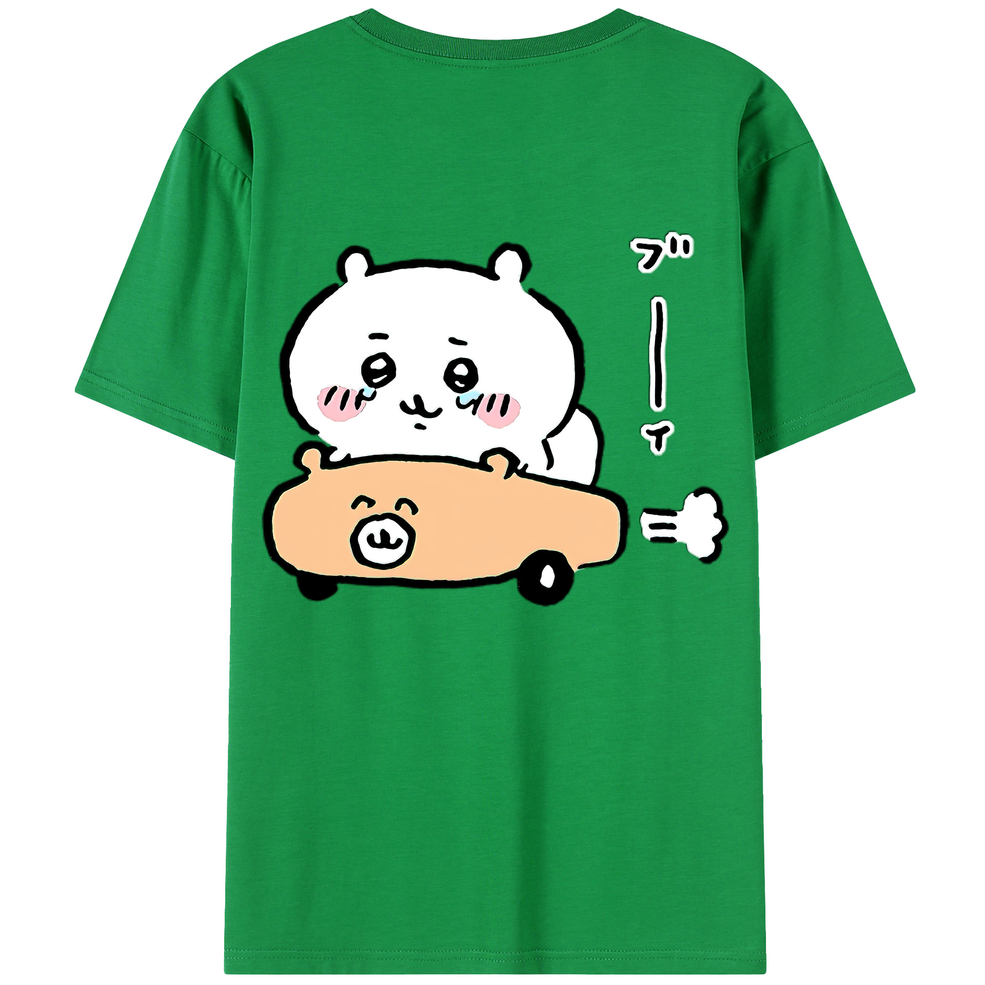 （画像用） ちいかわ ちいかわ Chii-kawa chiikawa レディース半袖Tシャツ(バックプリント)