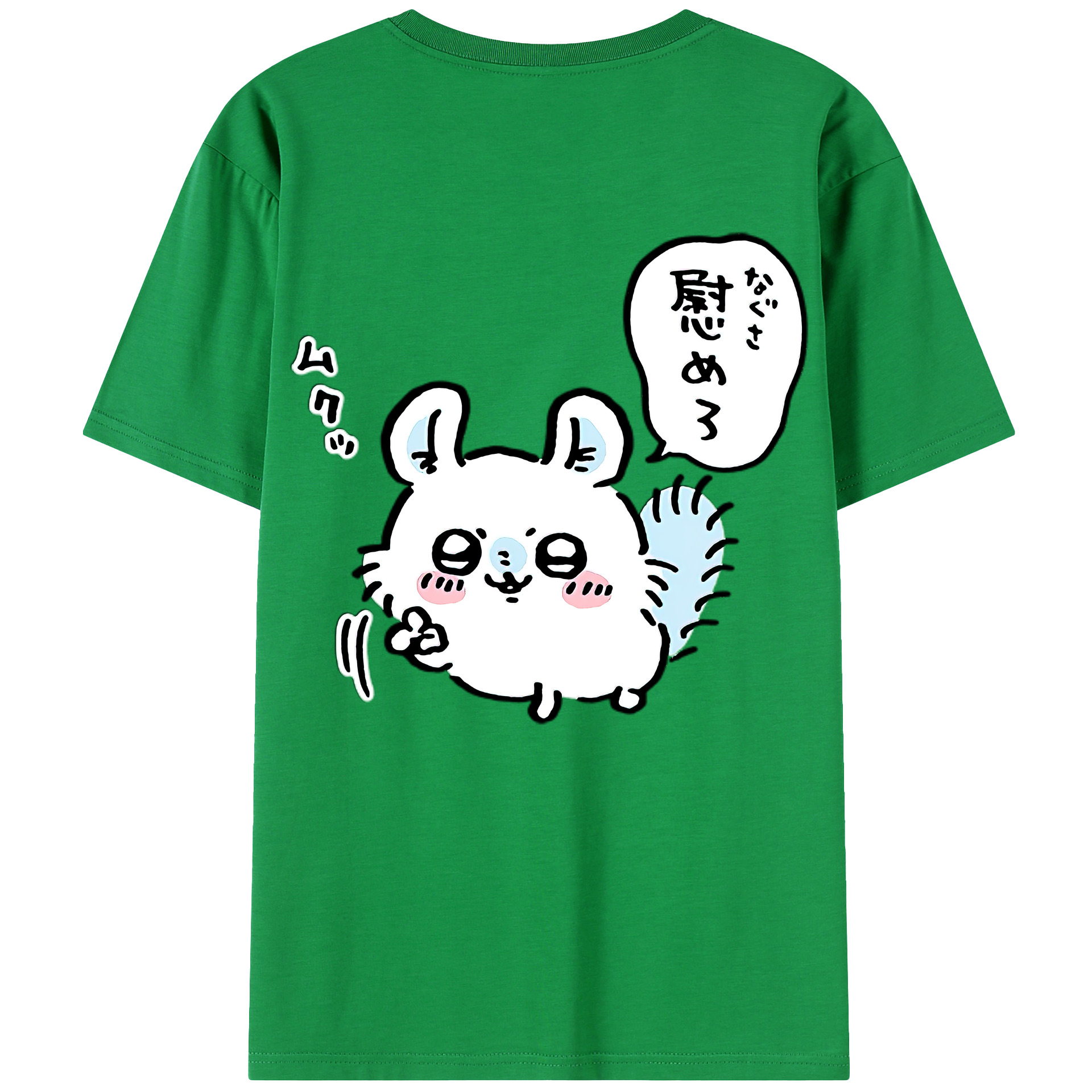 （画像用） ちいかわ モモンガ Chii-kawa Momonga レディース半袖Tシャツ(バックプリント)