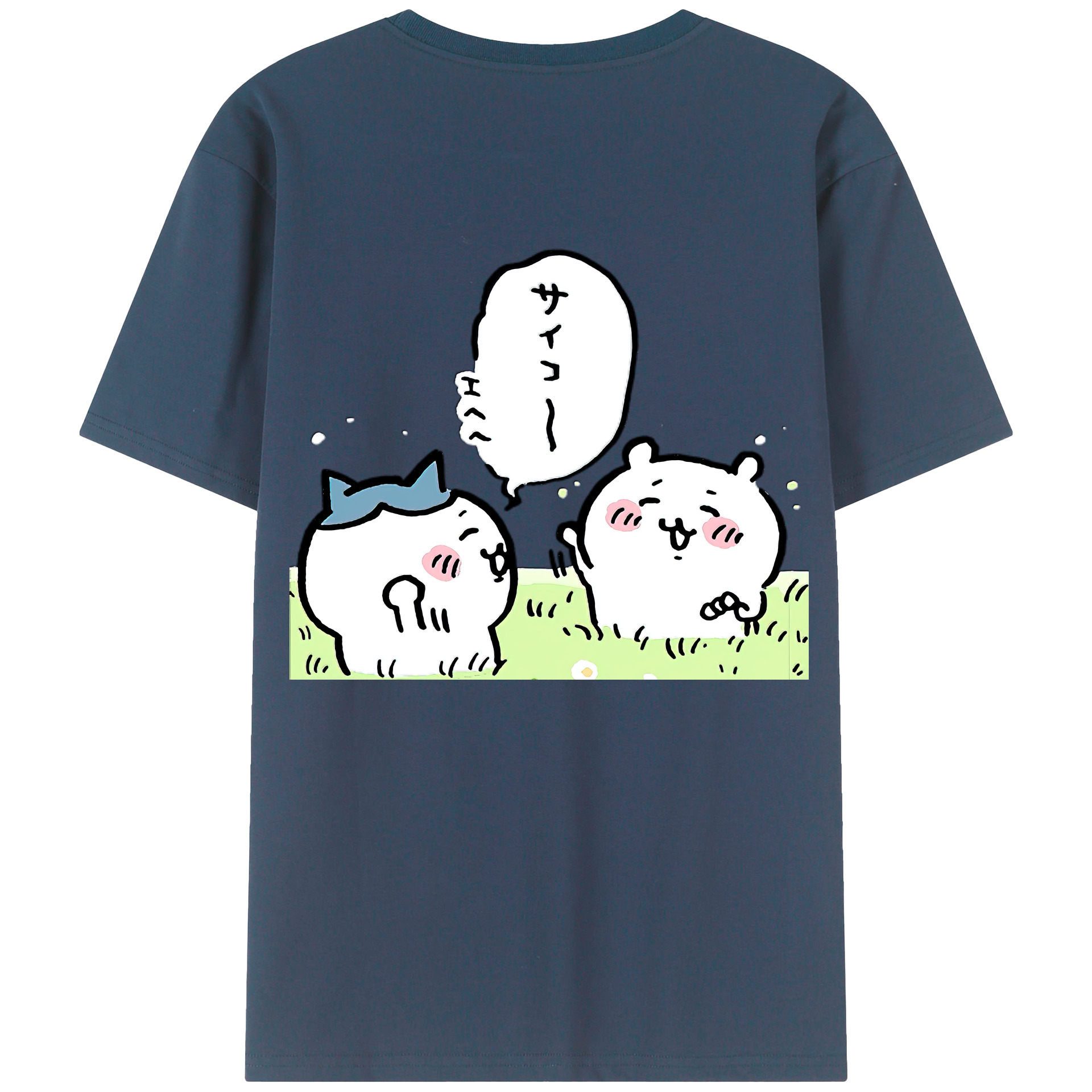 （画像用） ちいかわ ちいかわ Chii-kawa chiikawa レディース半袖Tシャツ(バックプリント)