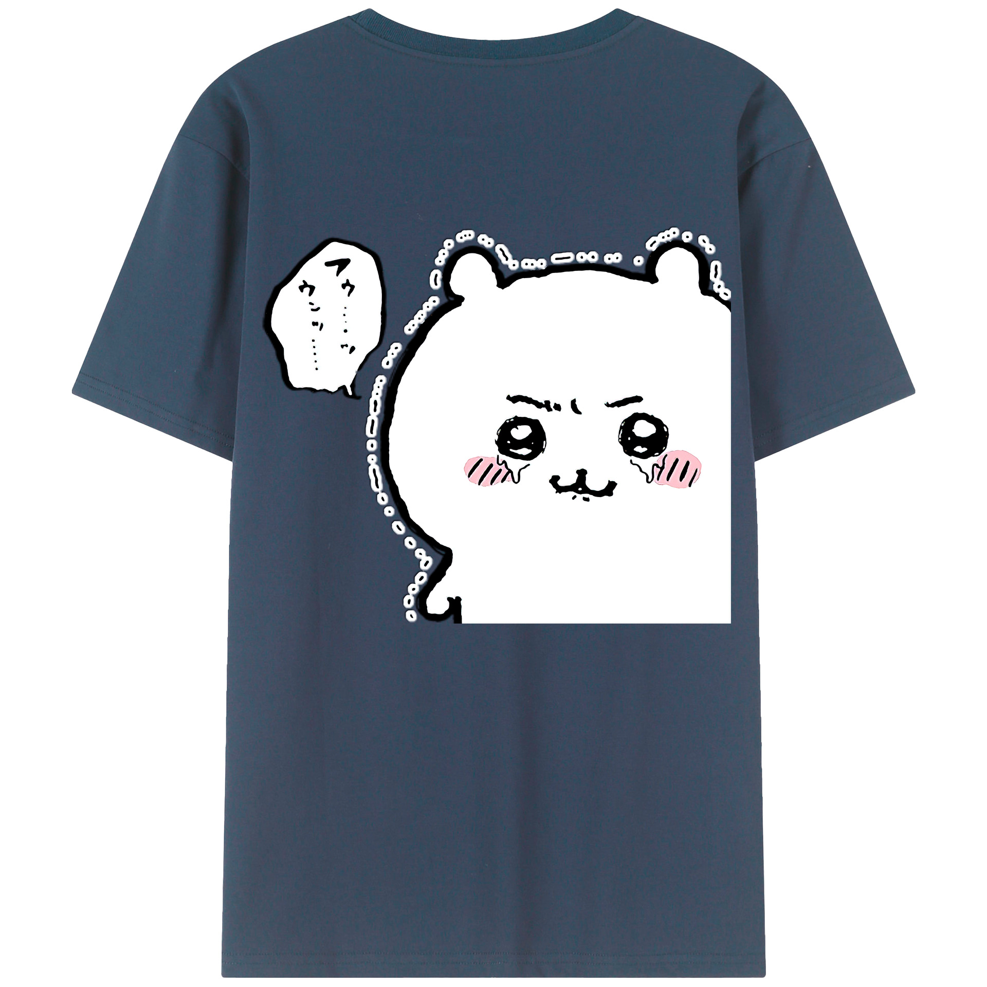 （画像用） ちいかわ ちいかわ Chii-kawa chiikawa レディース半袖Tシャツ(バックプリント)