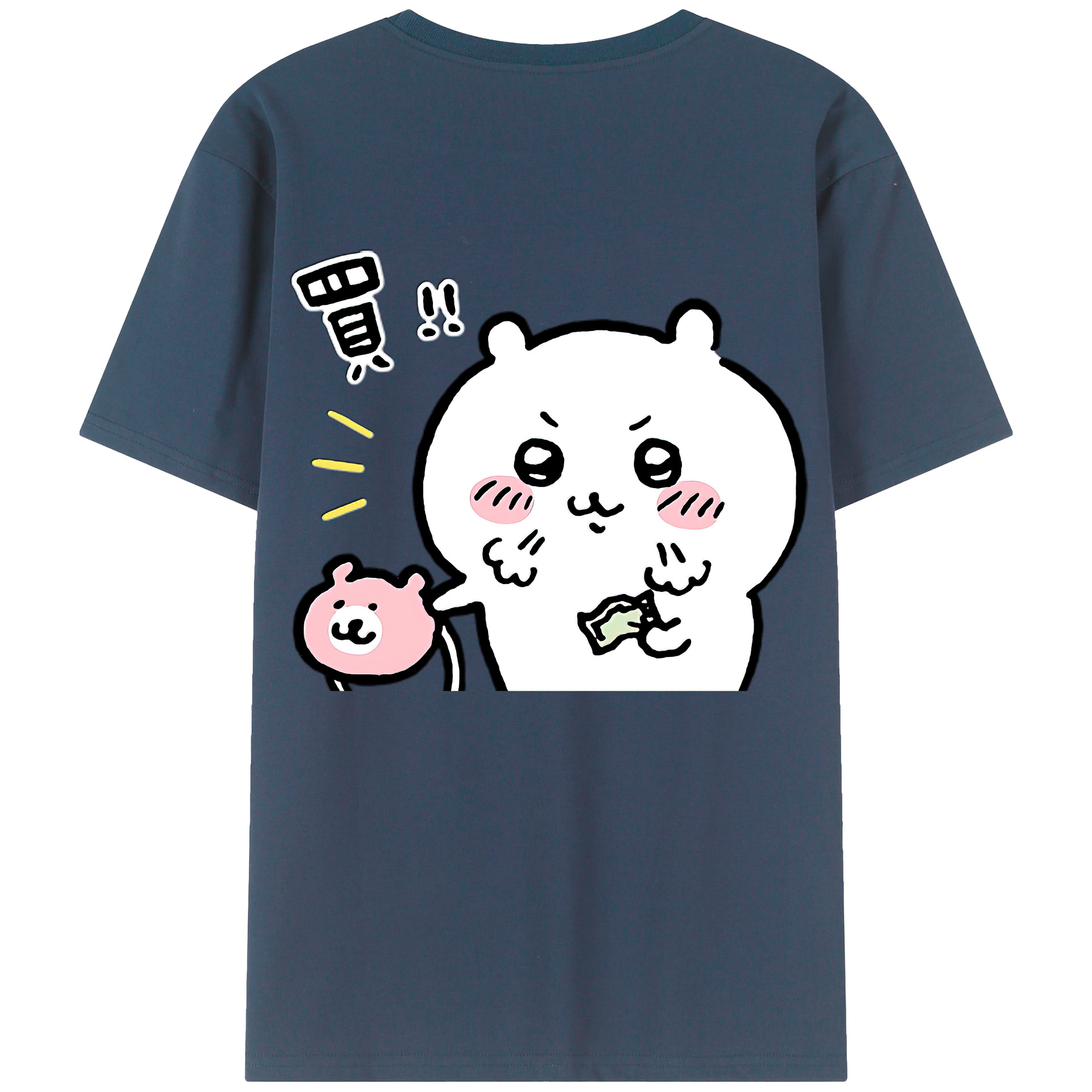 （画像用） ちいかわ ちいかわ Chii-kawa chiikawa レディース半袖Tシャツ(バックプリント)