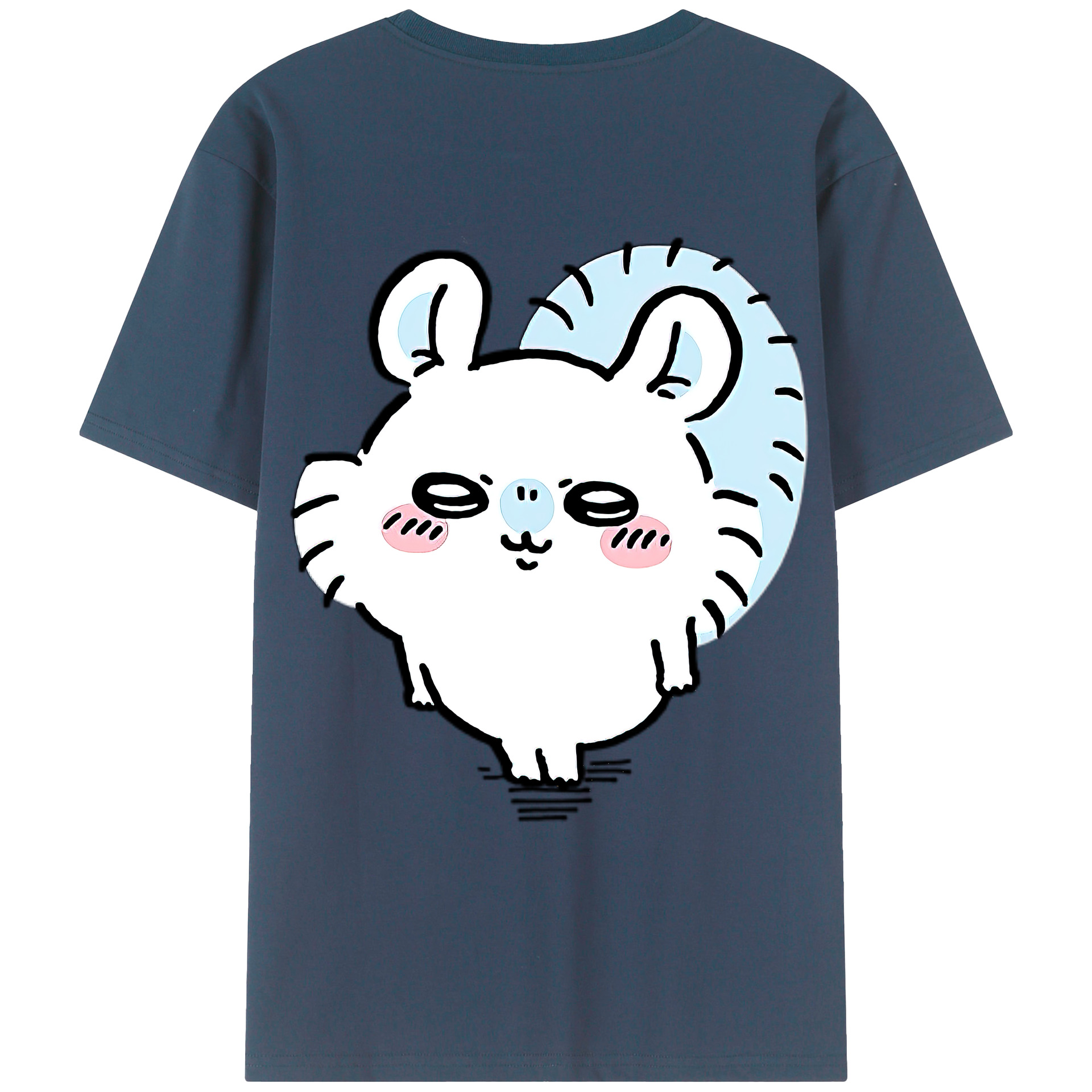 （画像用） ちいかわ モモンガ Chii-kawa Momonga レディース半袖Tシャツ(バックプリント)
