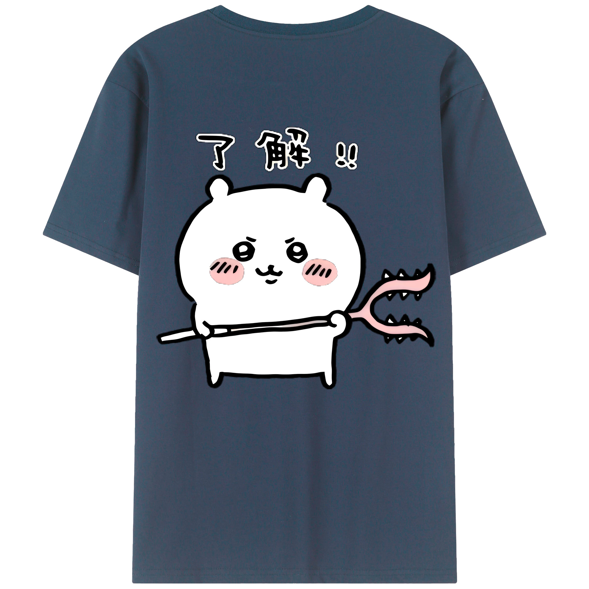 （画像用） ちいかわ ちいかわ Chii-kawa chiikawa レディース半袖Tシャツ(バックプリント)