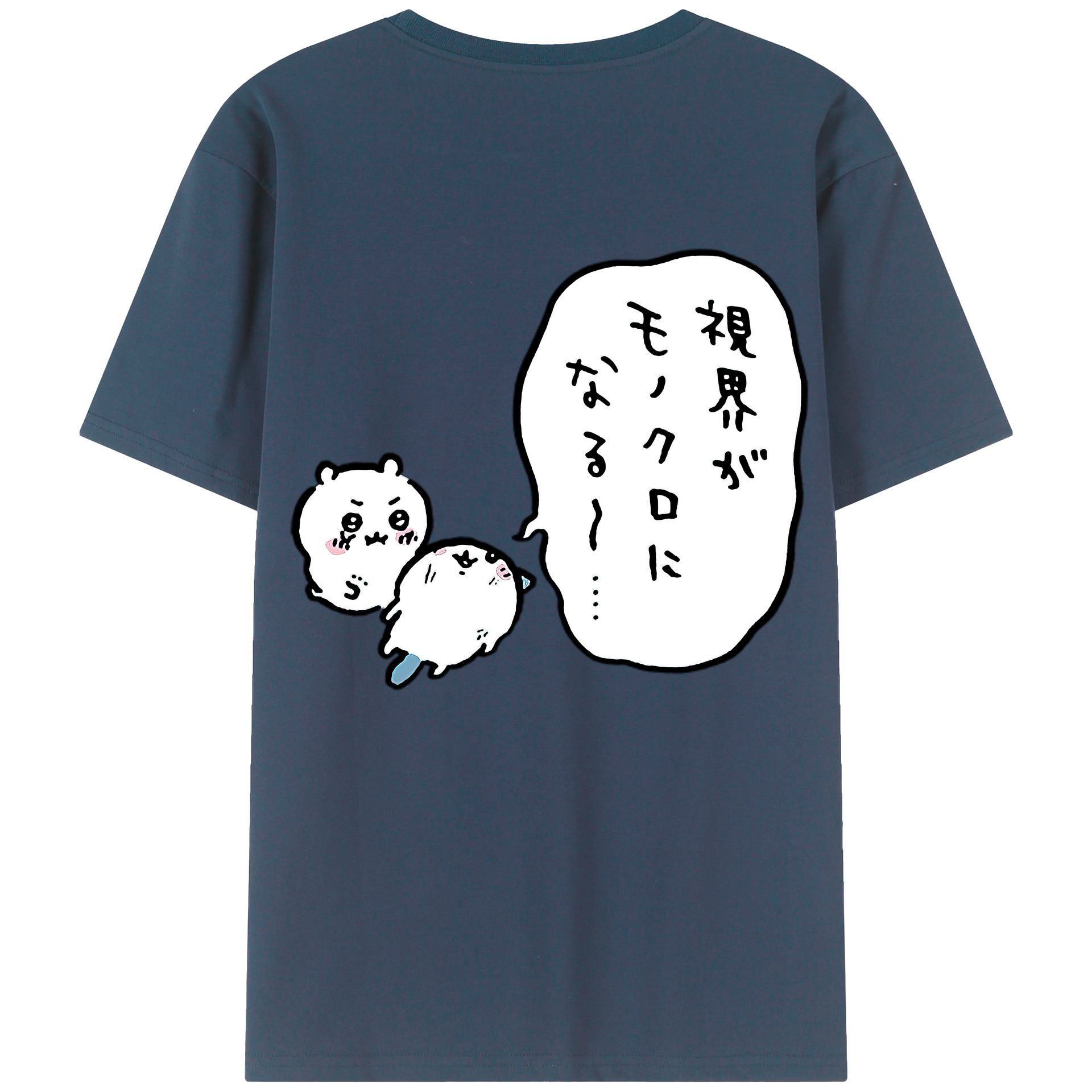 （画像用） ちいかわ ちいかわ Chii-kawa chiikawa レディース半袖Tシャツ(バックプリント)