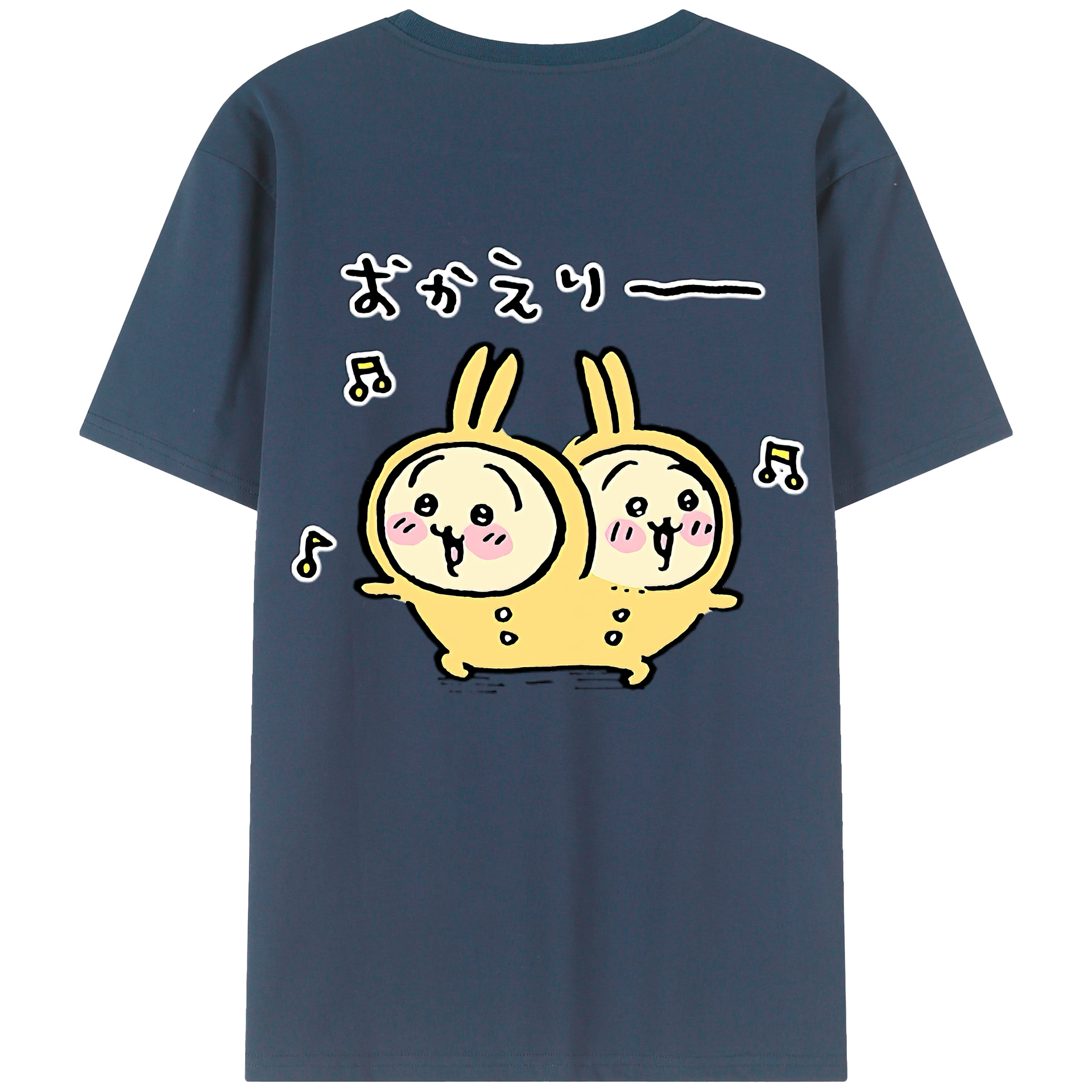 （画像用） ちいかわ うさぎ Chii-kawa usagi レディース半袖Tシャツ(バックプリント)