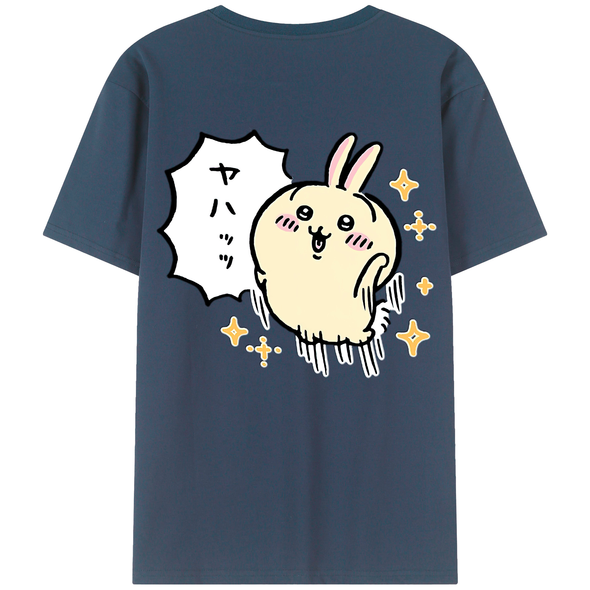 （画像用） ちいかわ うさぎ Chii-kawa usagi レディース半袖Tシャツ(バックプリント)