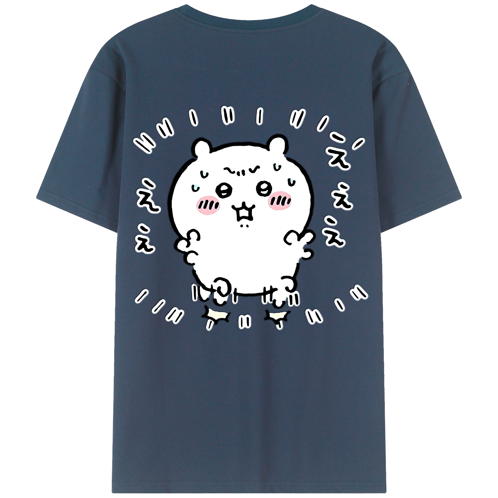 （画像用） ちいかわ ちいかわ Chii-kawa chiikawa レディース半袖Tシャツ(バックプリント)